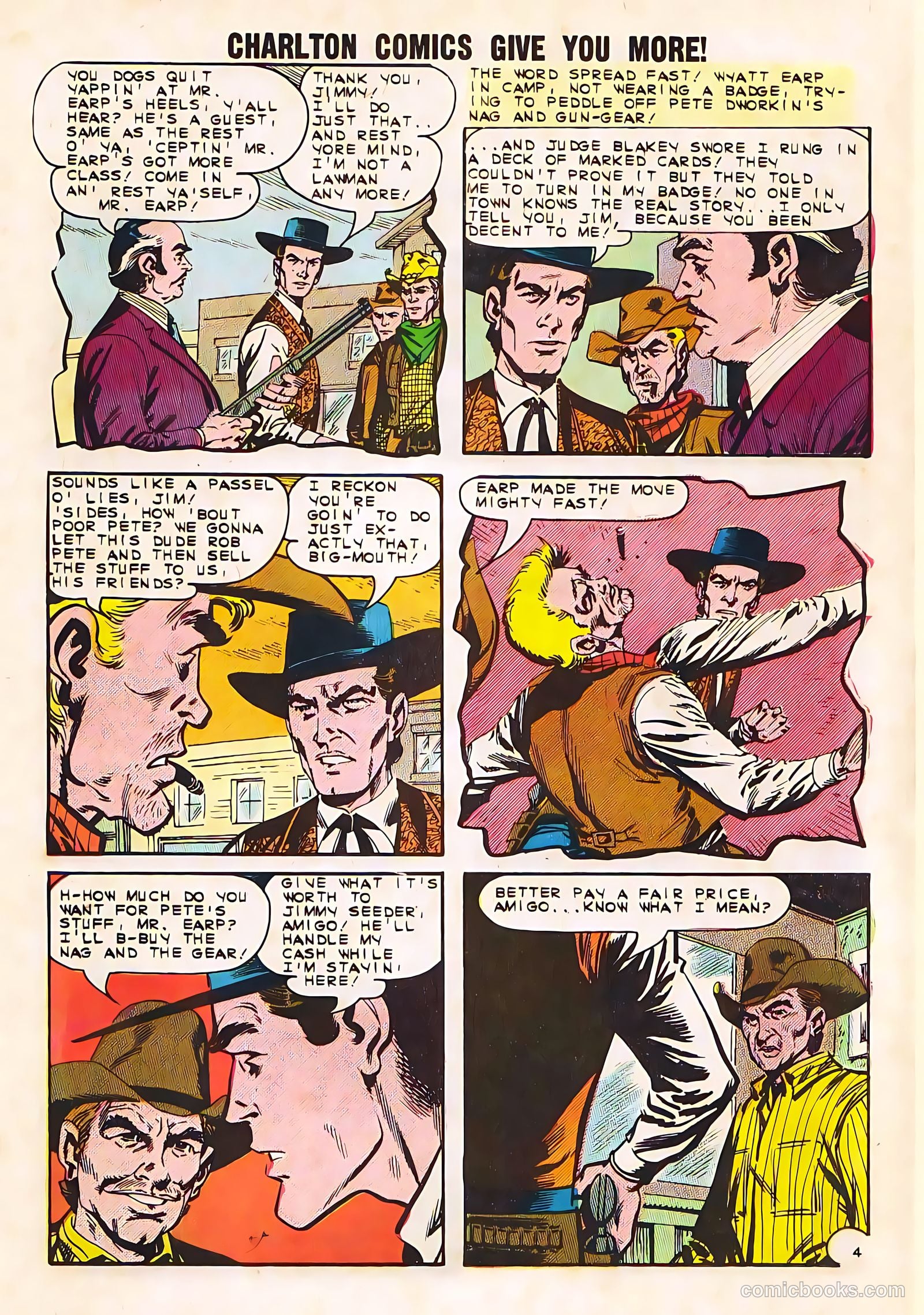 Wyatt Earp, Frontier Marshal #50 (1963) — page 7 of 36