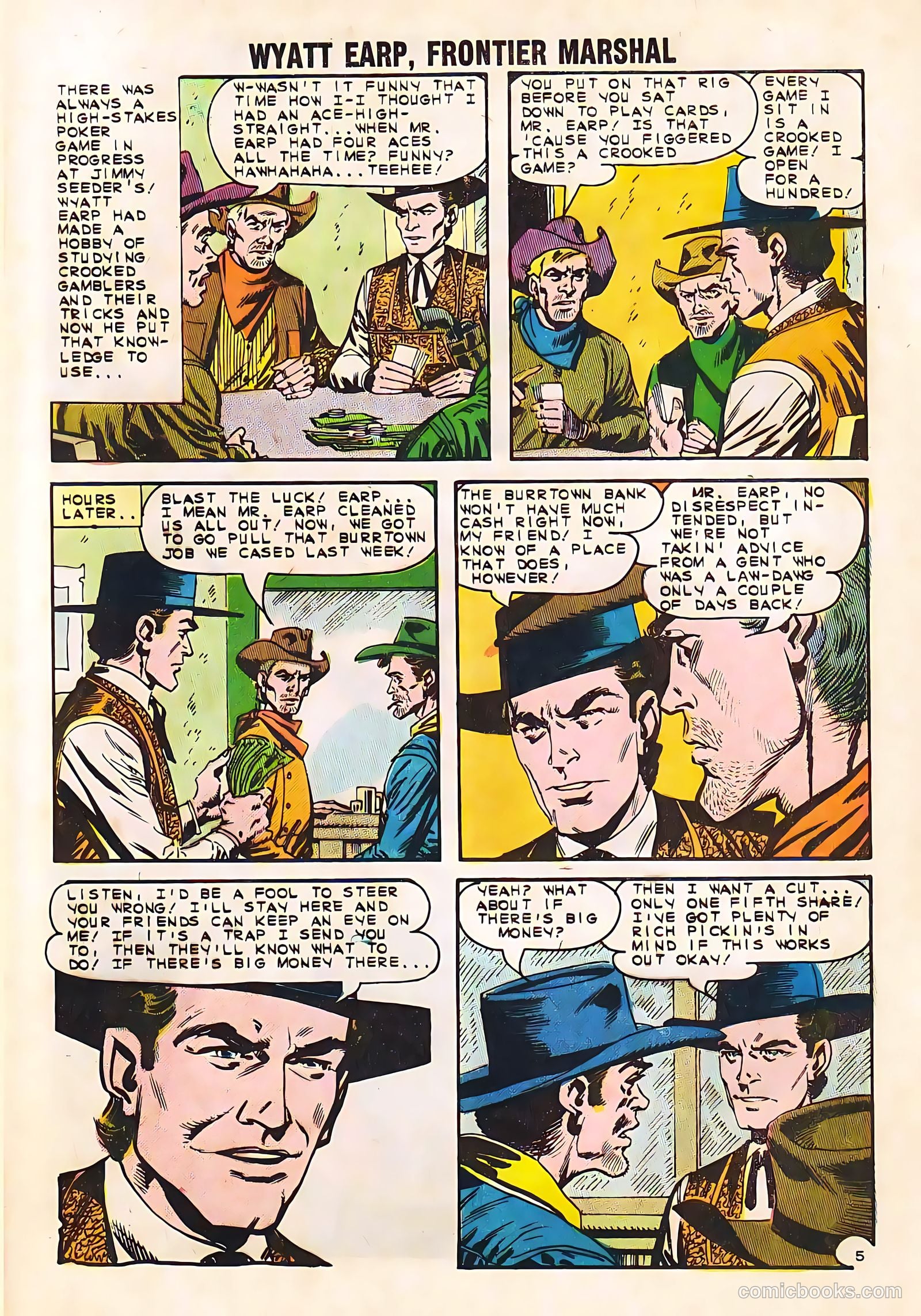 Wyatt Earp, Frontier Marshal #50 (1963) — page 8 of 36