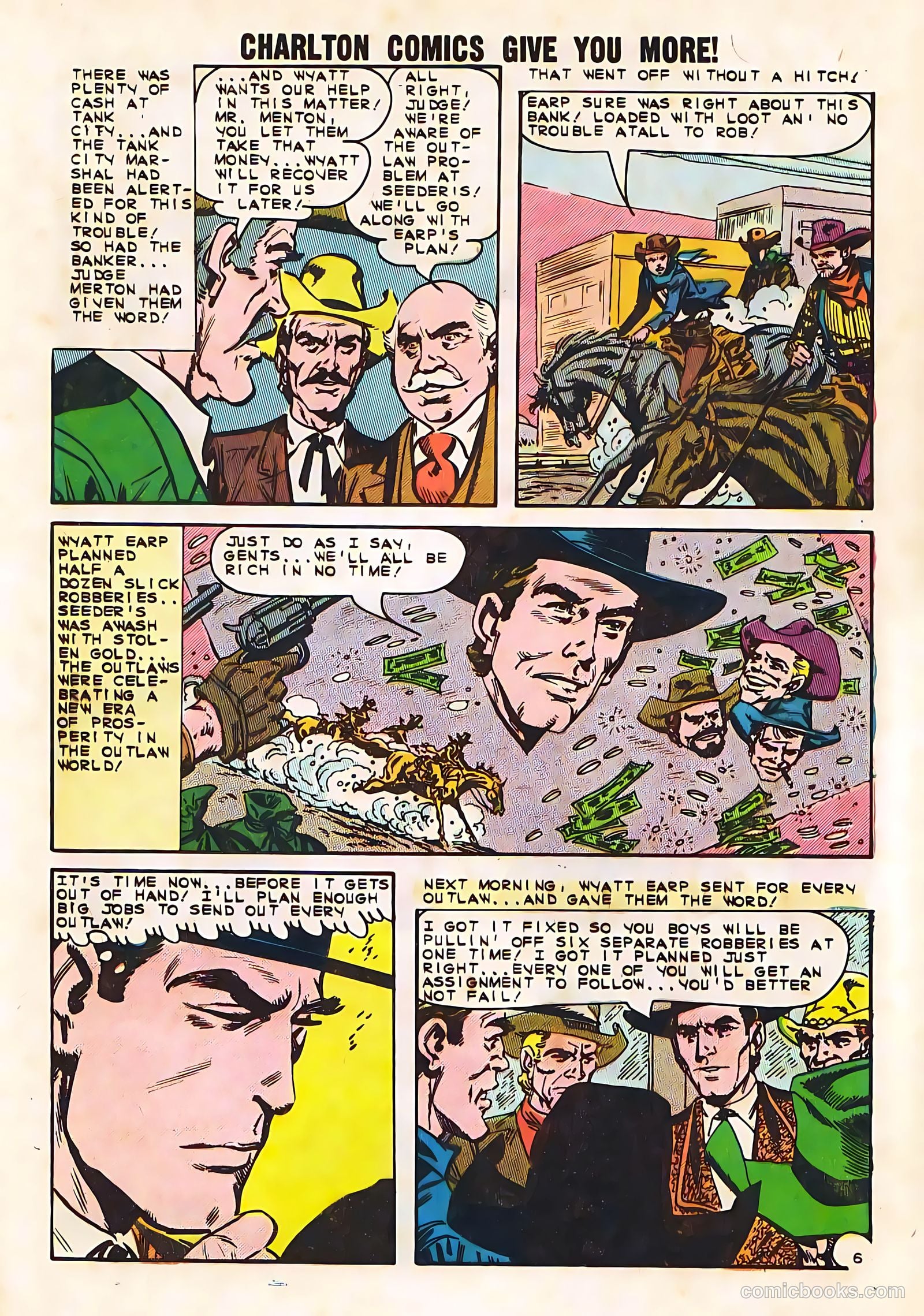 Wyatt Earp, Frontier Marshal #50 (1963) — page 9 of 36