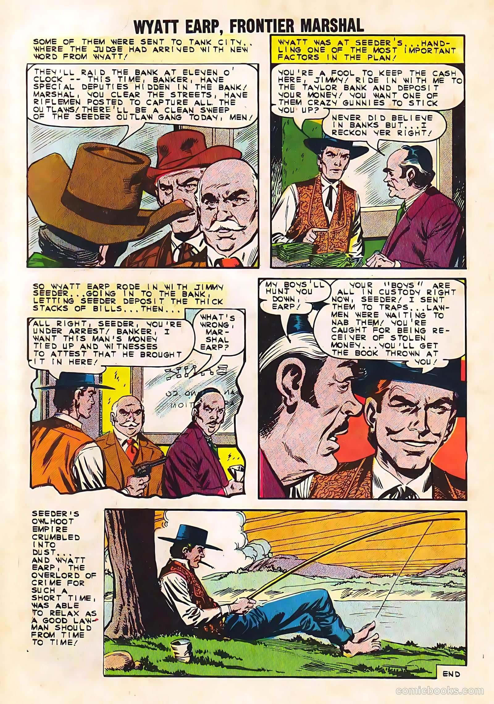 Wyatt Earp, Frontier Marshal #50 (1963) — page 10 of 36