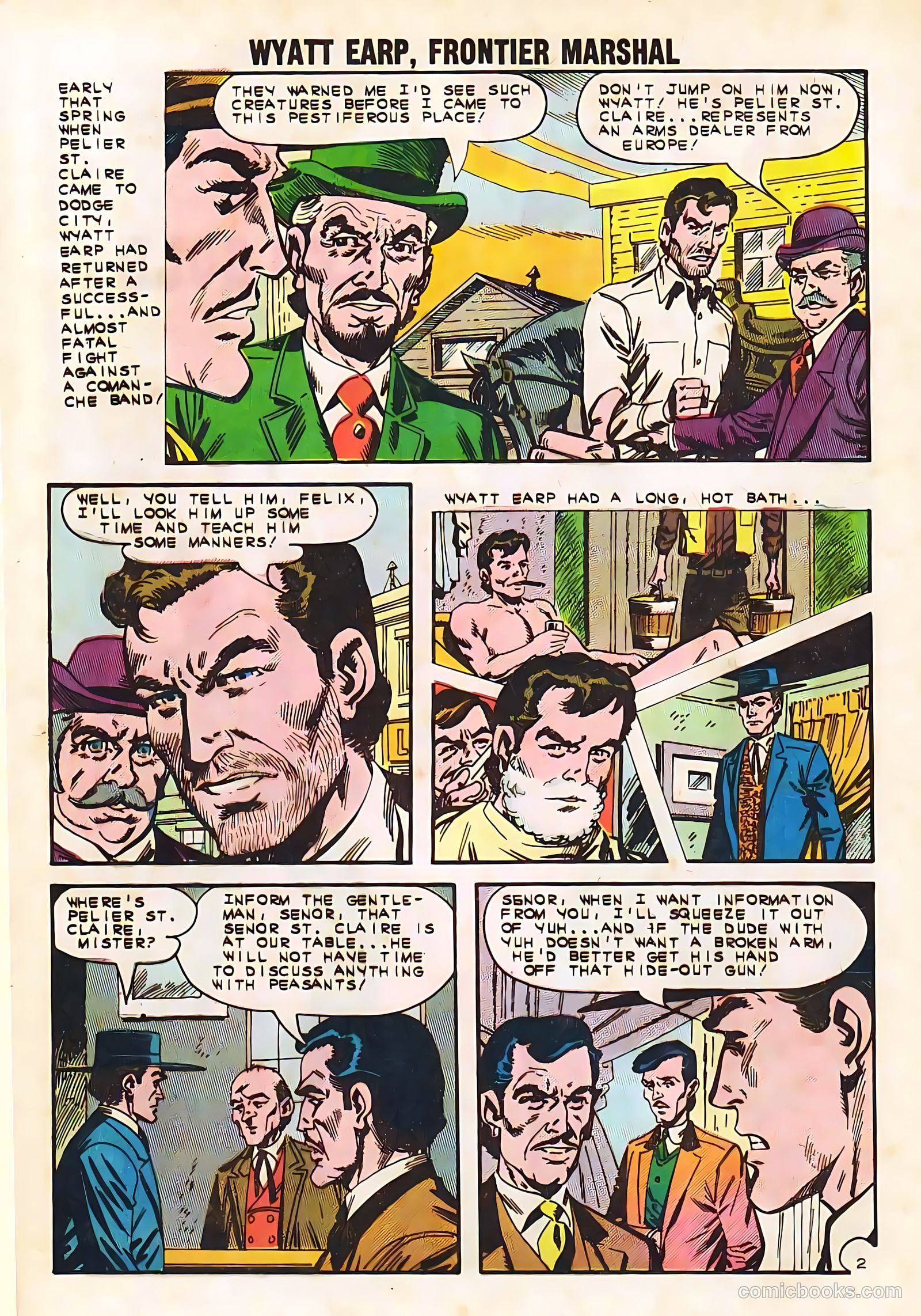 Wyatt Earp, Frontier Marshal #50 (1963) — page 12 of 36