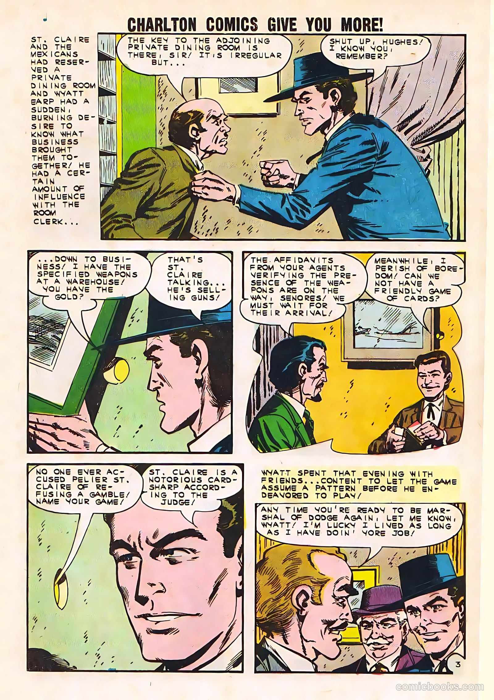 Wyatt Earp, Frontier Marshal #50 (1963) — page 13 of 36