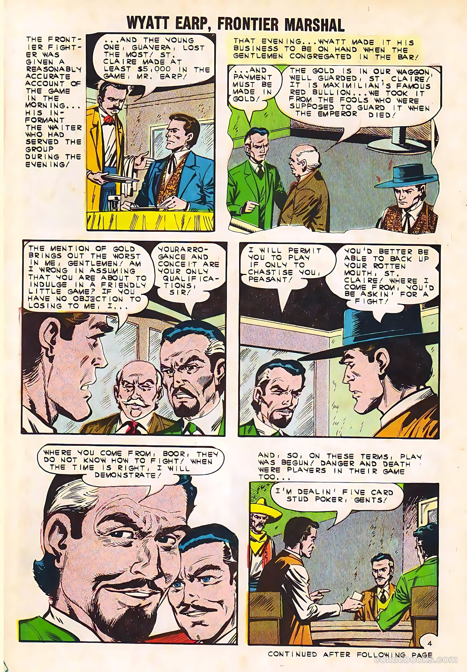 Wyatt Earp, Frontier Marshal #50 (1963) — page 14 of 36