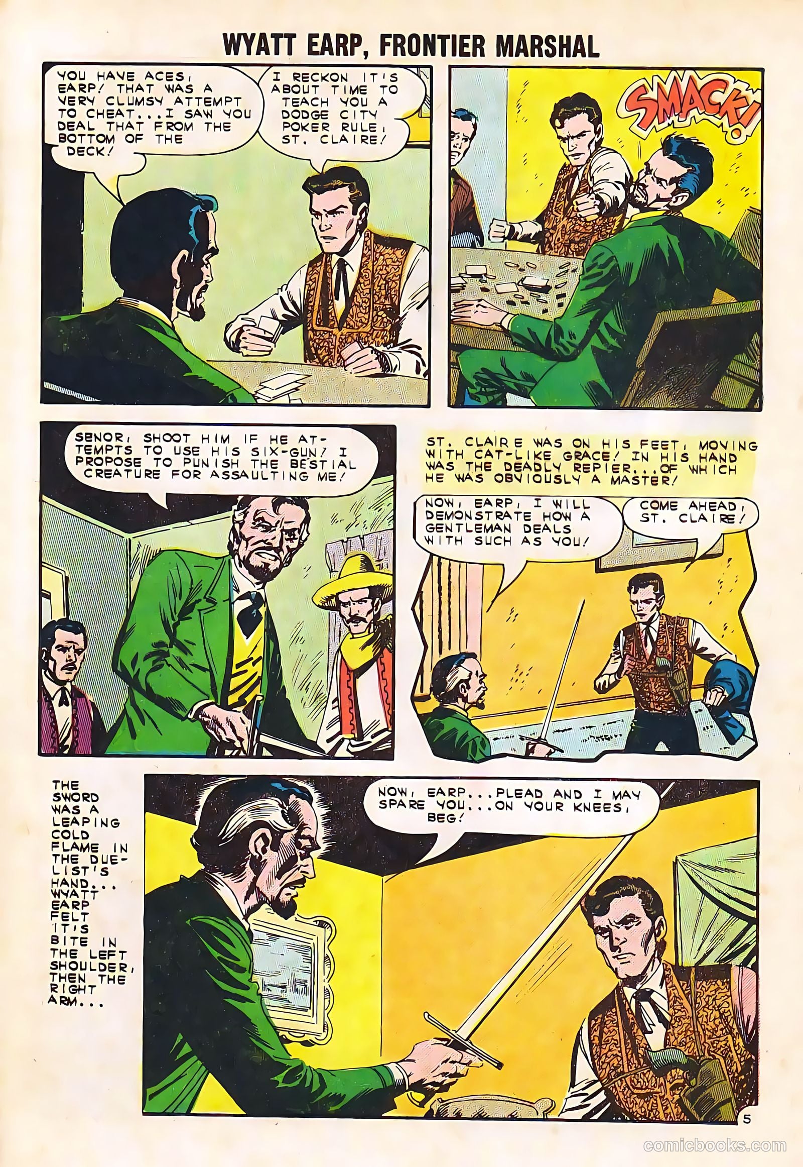 Wyatt Earp, Frontier Marshal #50 (1963) — page 16 of 36
