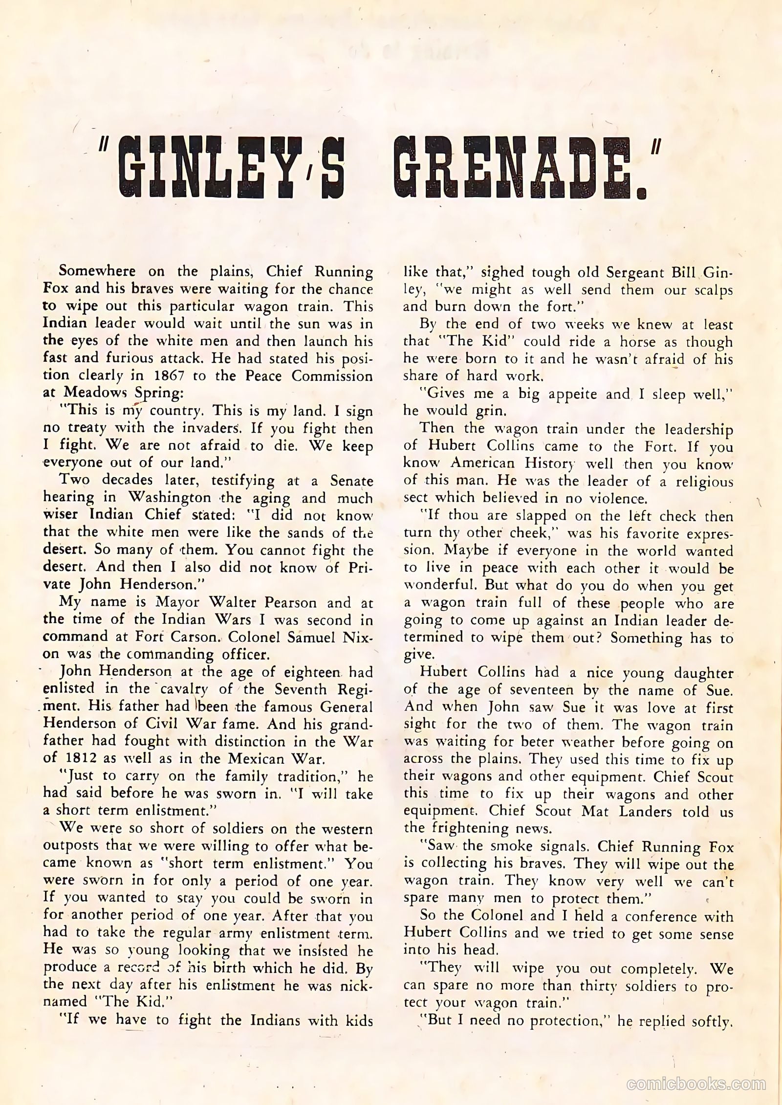 Wyatt Earp, Frontier Marshal #50 (1963) — page 20 of 36
