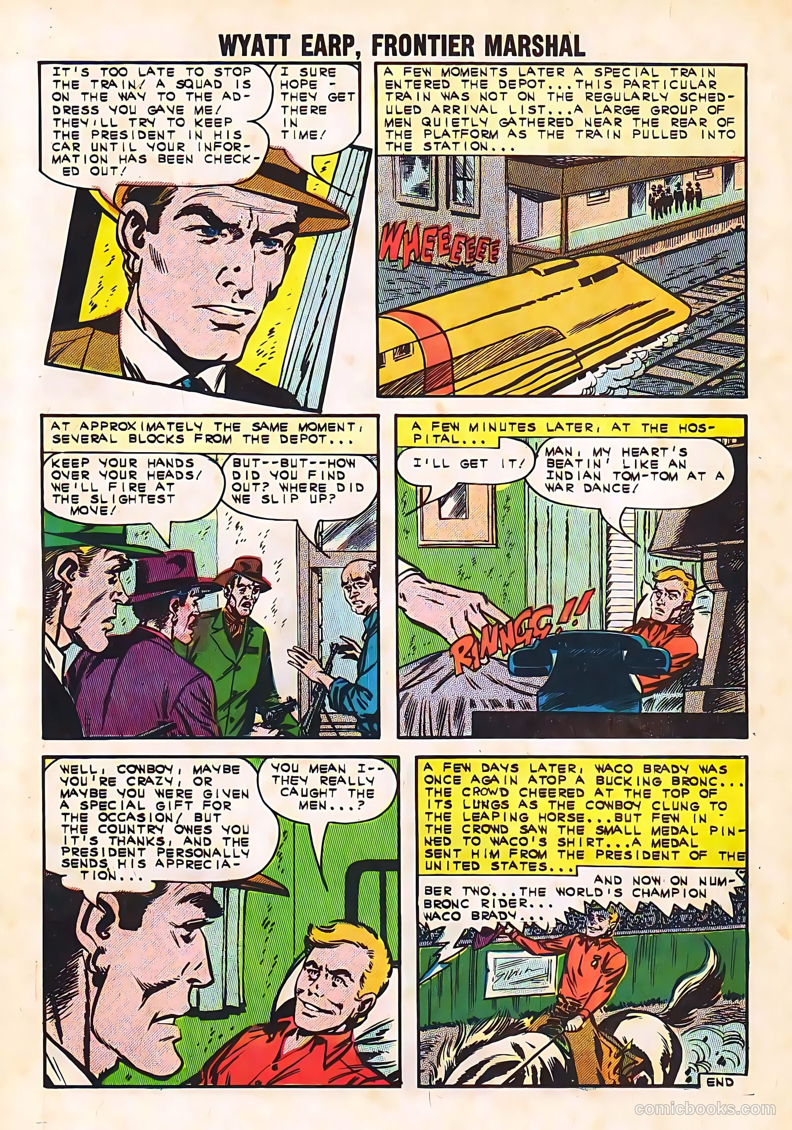 Wyatt Earp, Frontier Marshal #50 (1963) — page 26 of 36