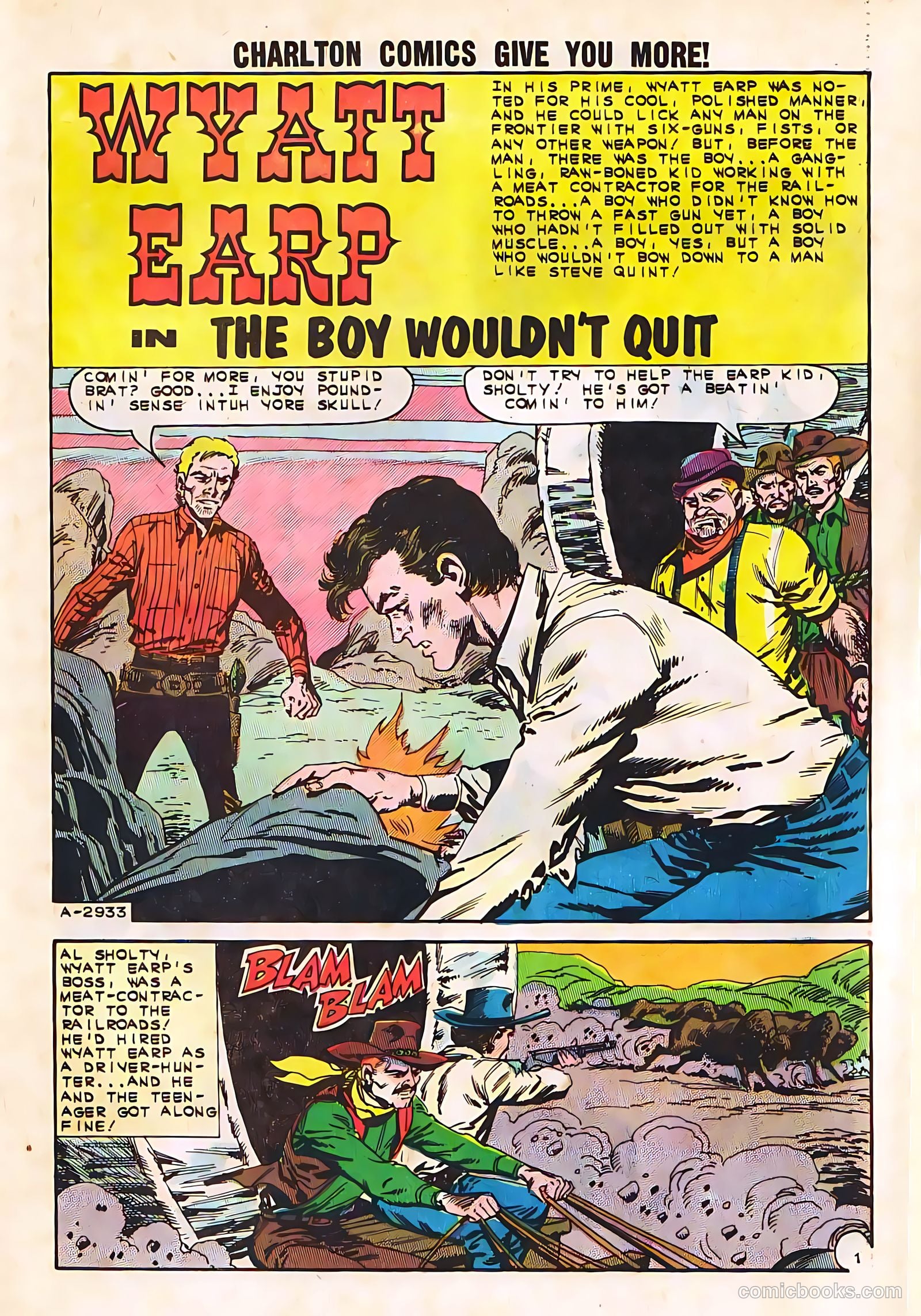 Wyatt Earp, Frontier Marshal #50 (1963) — page 27 of 36