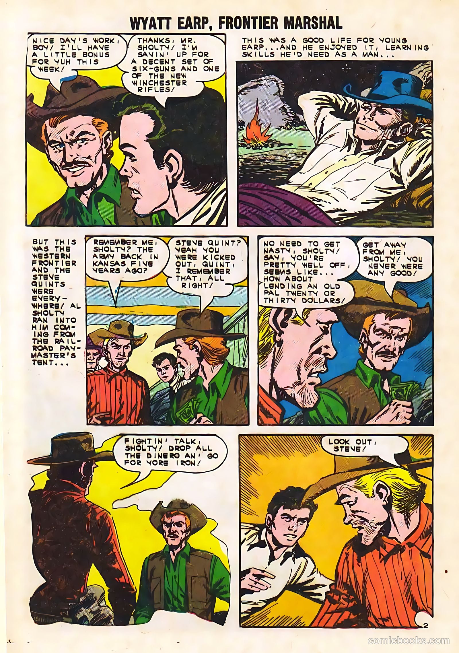 Wyatt Earp, Frontier Marshal #50 (1963) — page 28 of 36