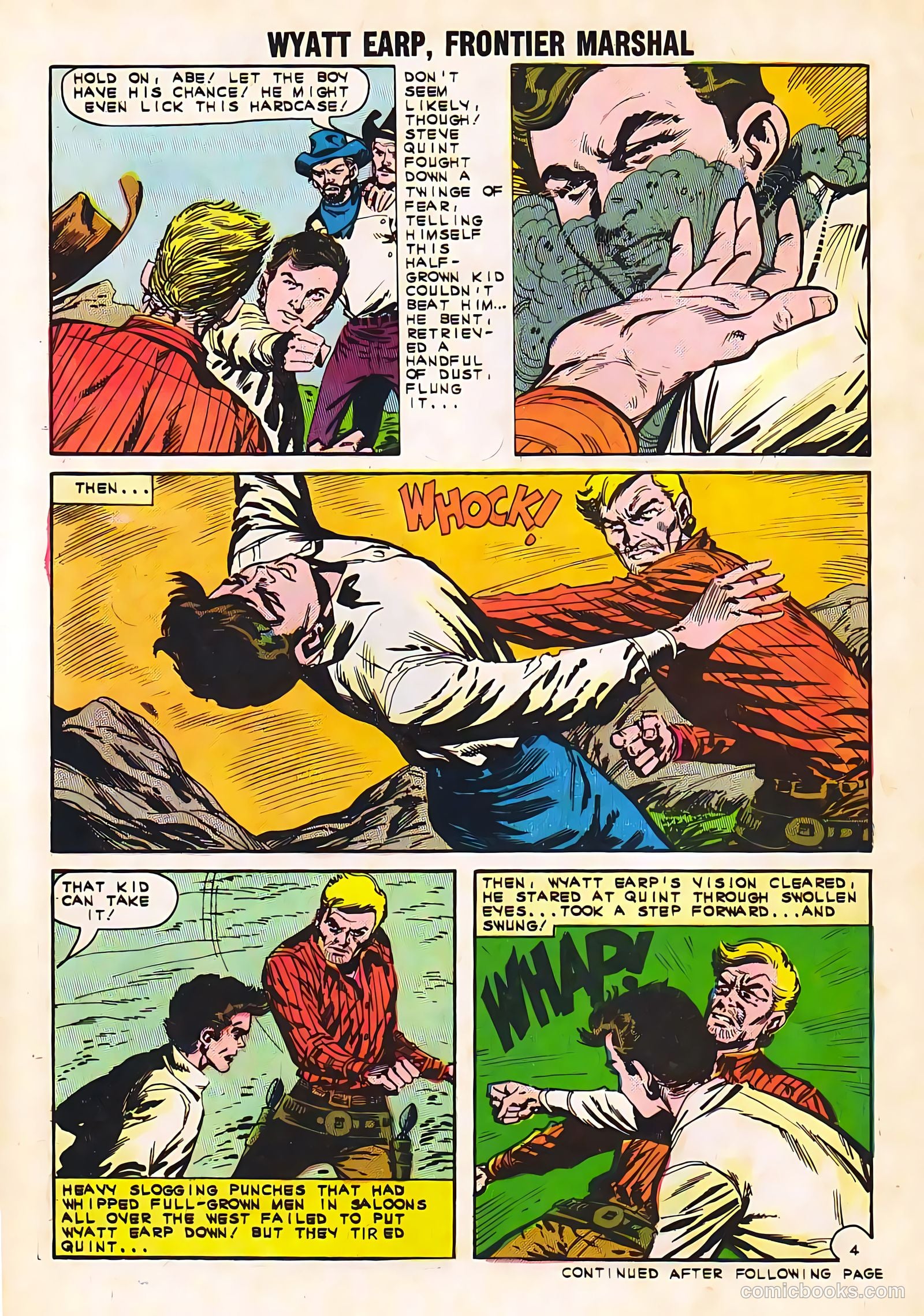Wyatt Earp, Frontier Marshal #50 (1963) — page 30 of 36