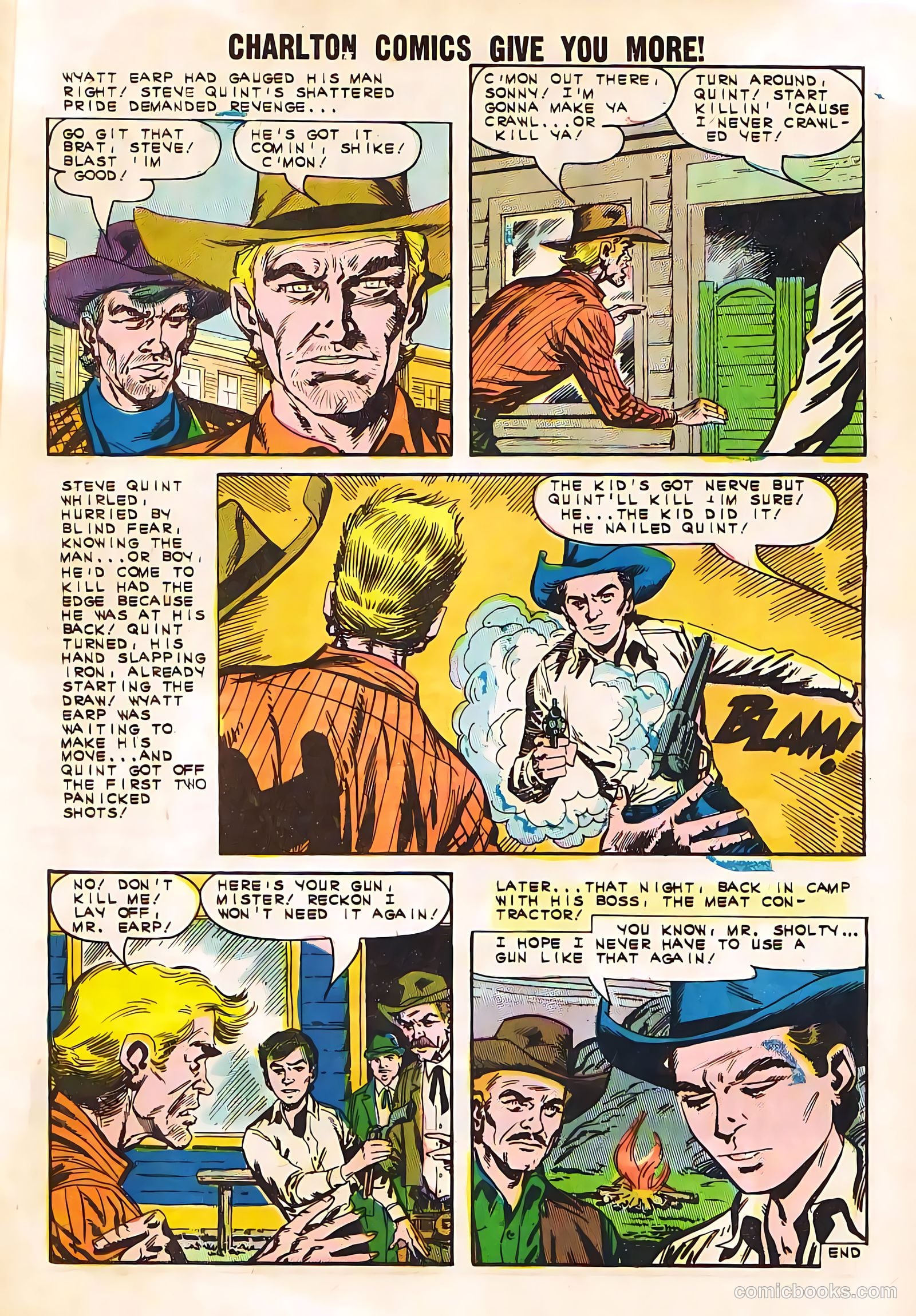 Wyatt Earp, Frontier Marshal #50 (1963) — page 33 of 36