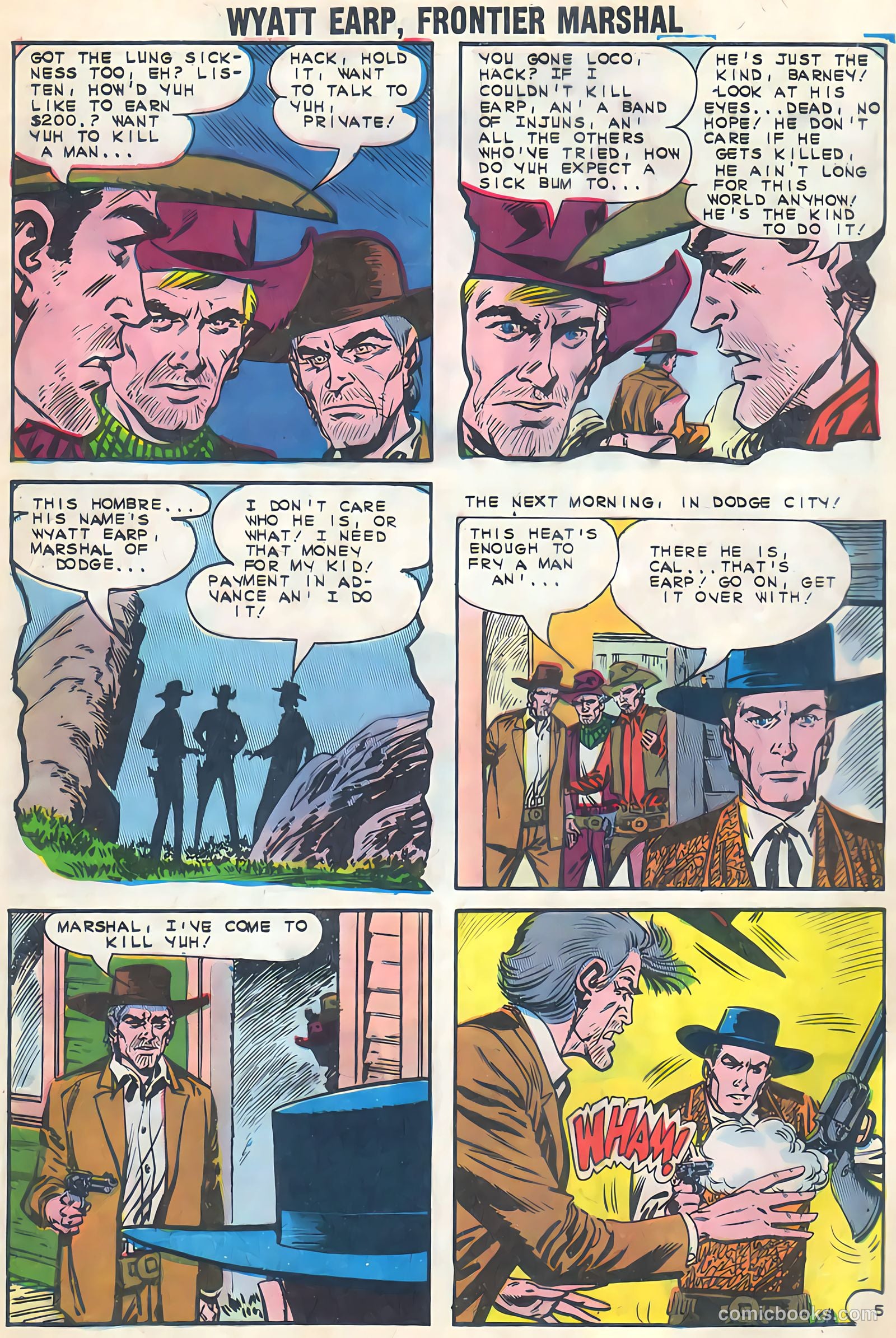 Wyatt Earp, Frontier Marshal #51 (1968) — page 8 of 36