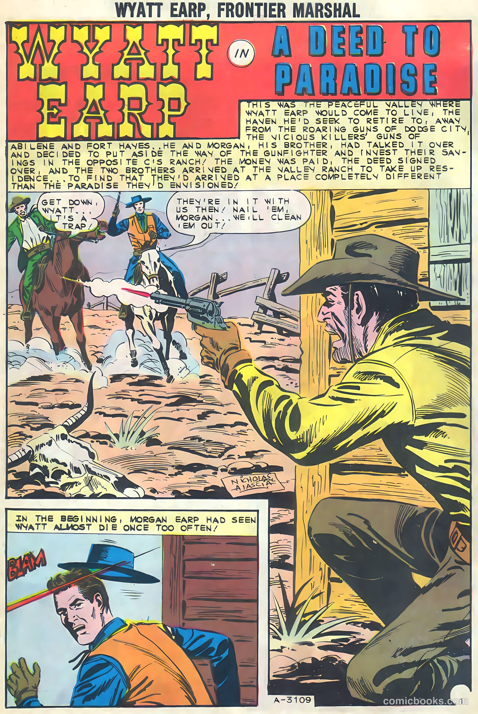Wyatt Earp, Frontier Marshal #51 (1968) — page 10 of 36