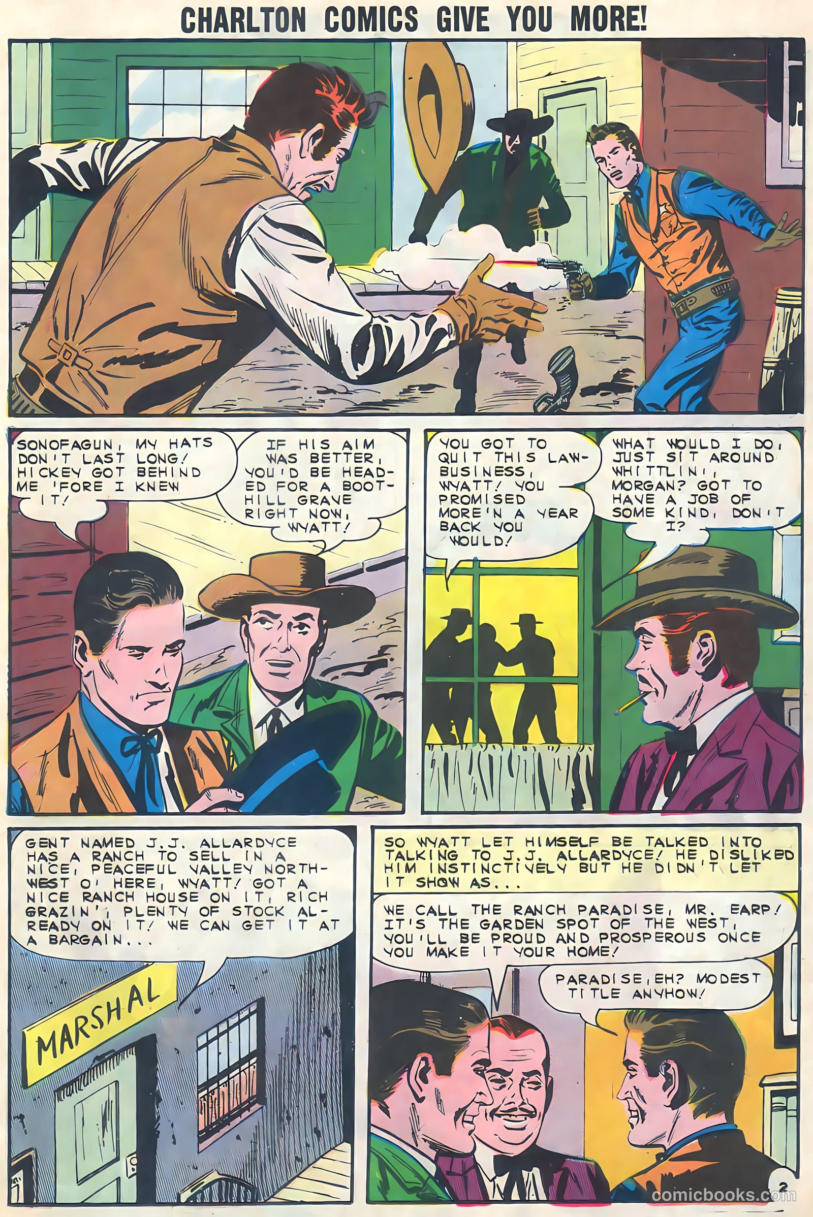 Wyatt Earp, Frontier Marshal #51 (1968) — page 11 of 36