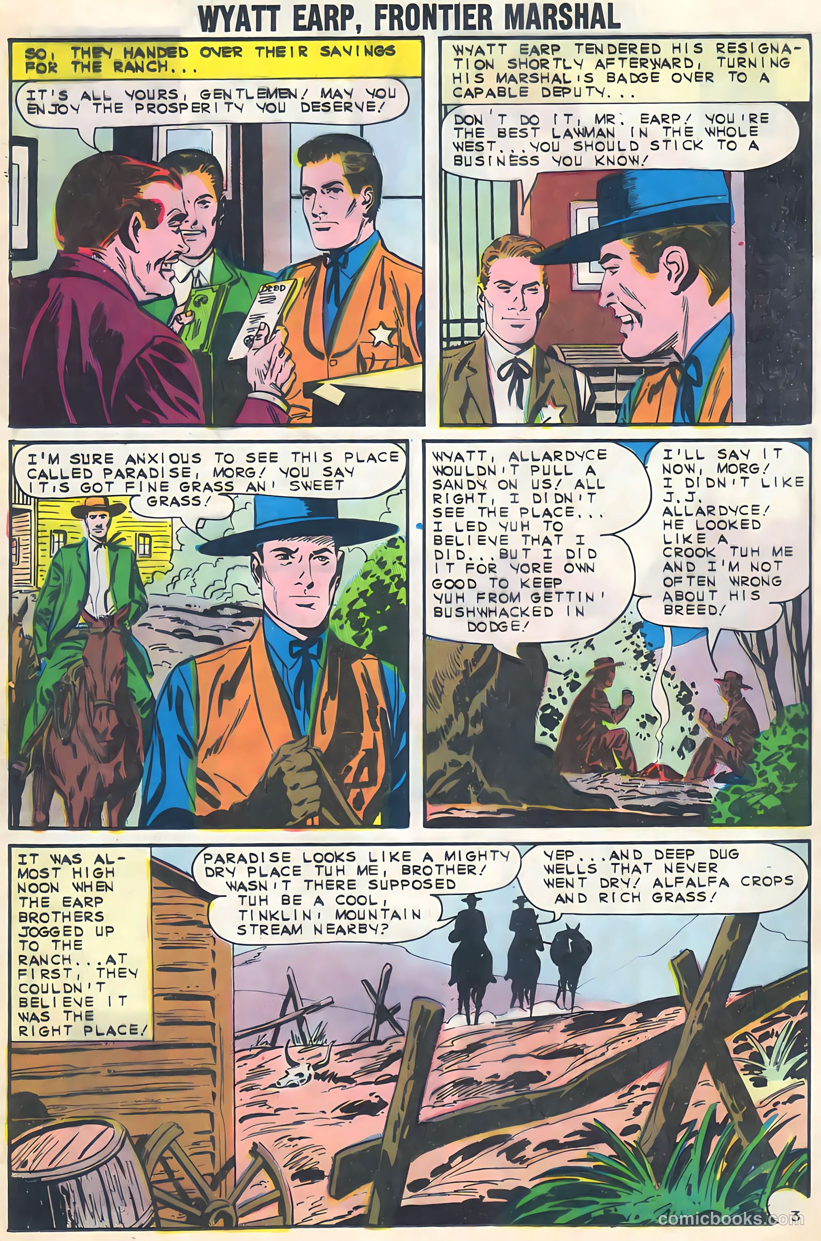 Wyatt Earp, Frontier Marshal #51 (1968) — page 12 of 36