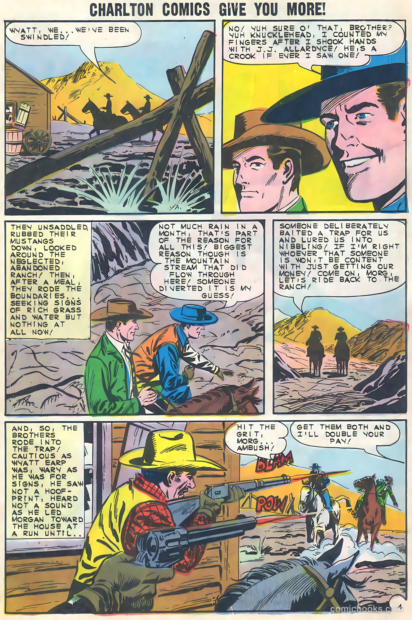 Wyatt Earp, Frontier Marshal #51 (1968) — page 13 of 36