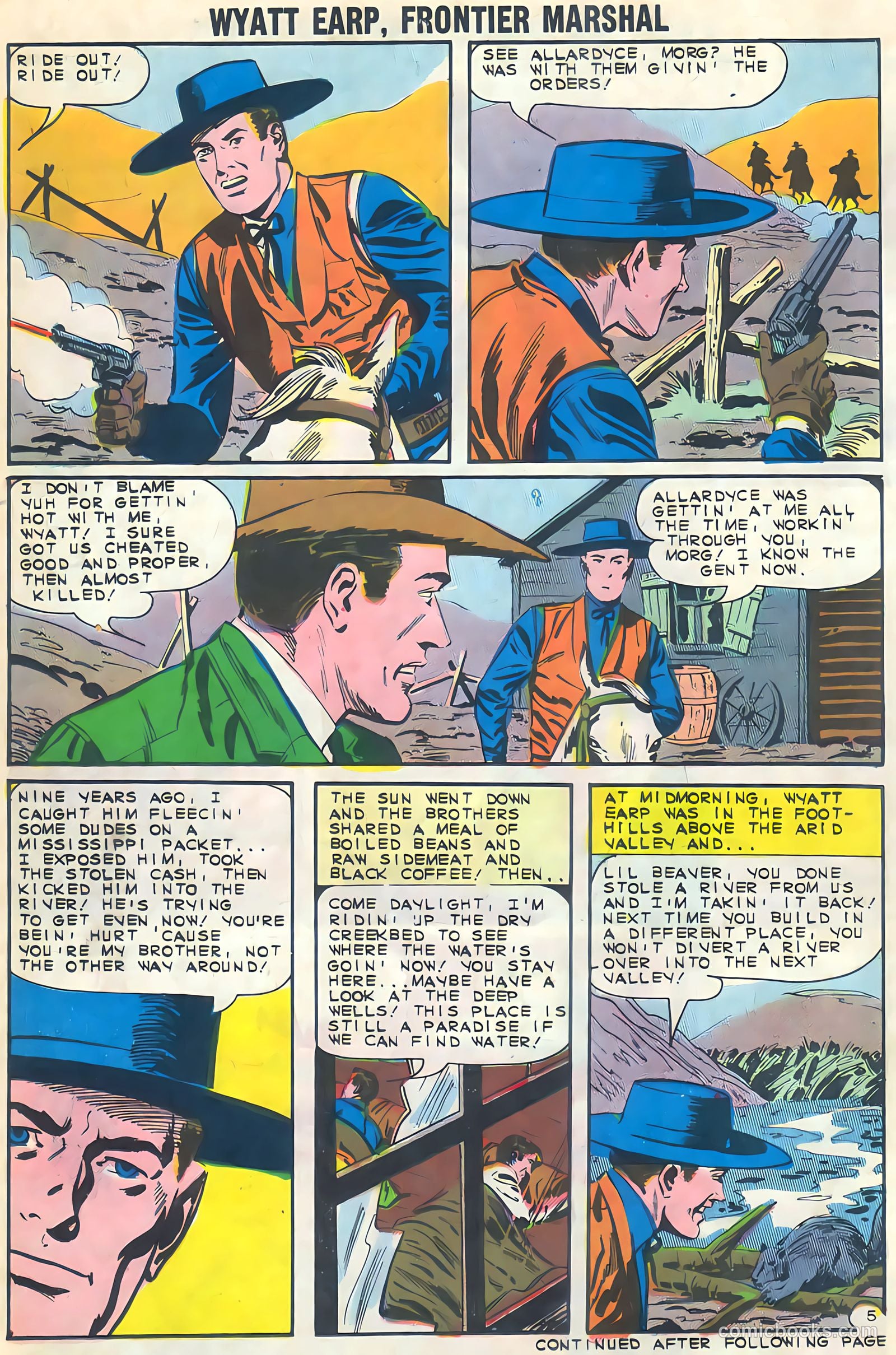 Wyatt Earp, Frontier Marshal #51 (1968) — page 14 of 36