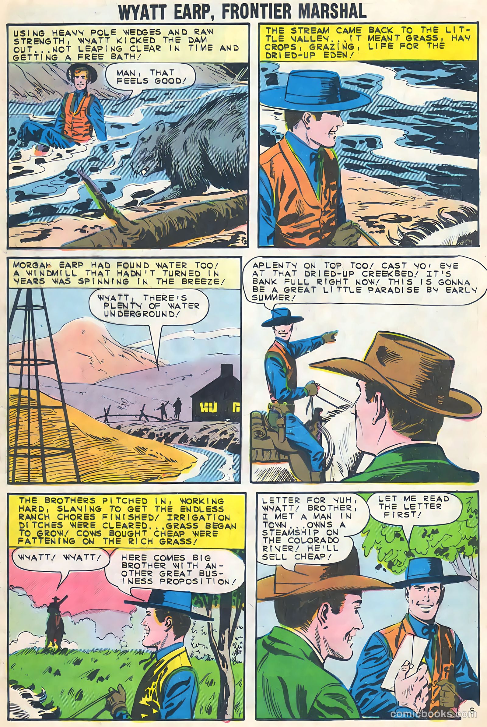 Wyatt Earp, Frontier Marshal #51 (1968) — page 16 of 36