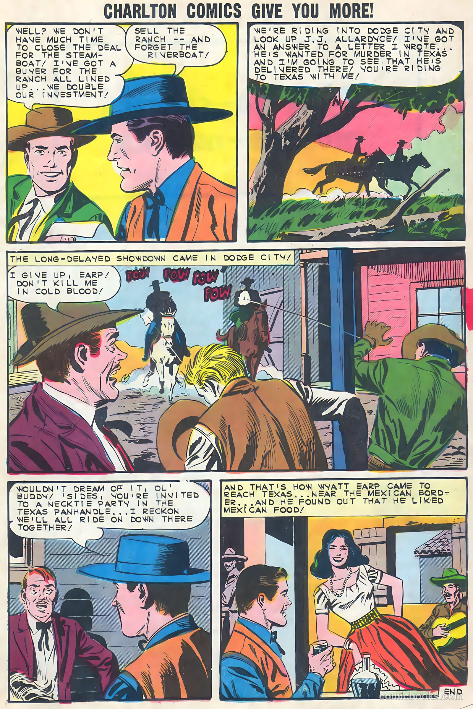 Wyatt Earp, Frontier Marshal #51 (1968) — page 17 of 36