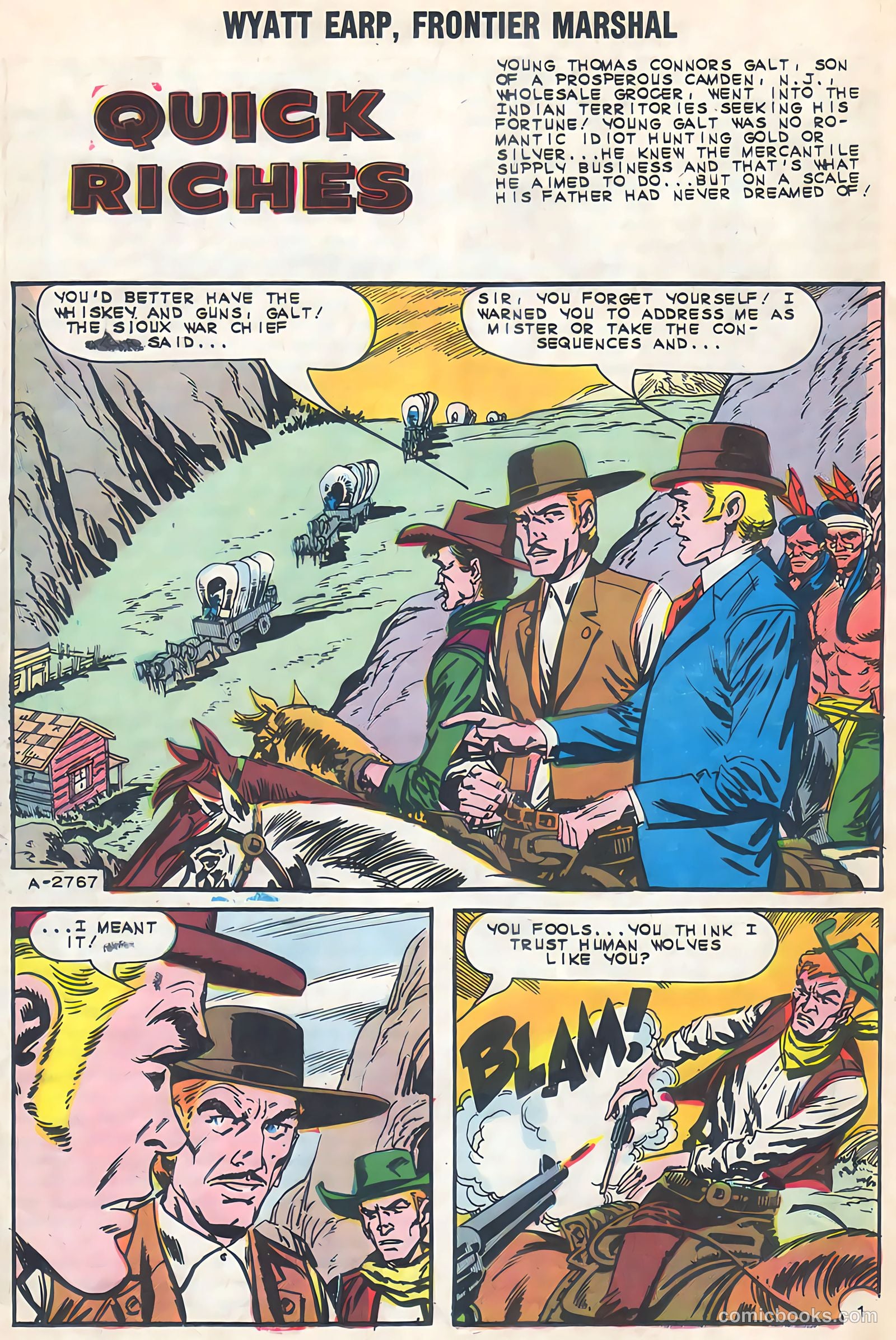 Wyatt Earp, Frontier Marshal #51 (1968) — page 20 of 36