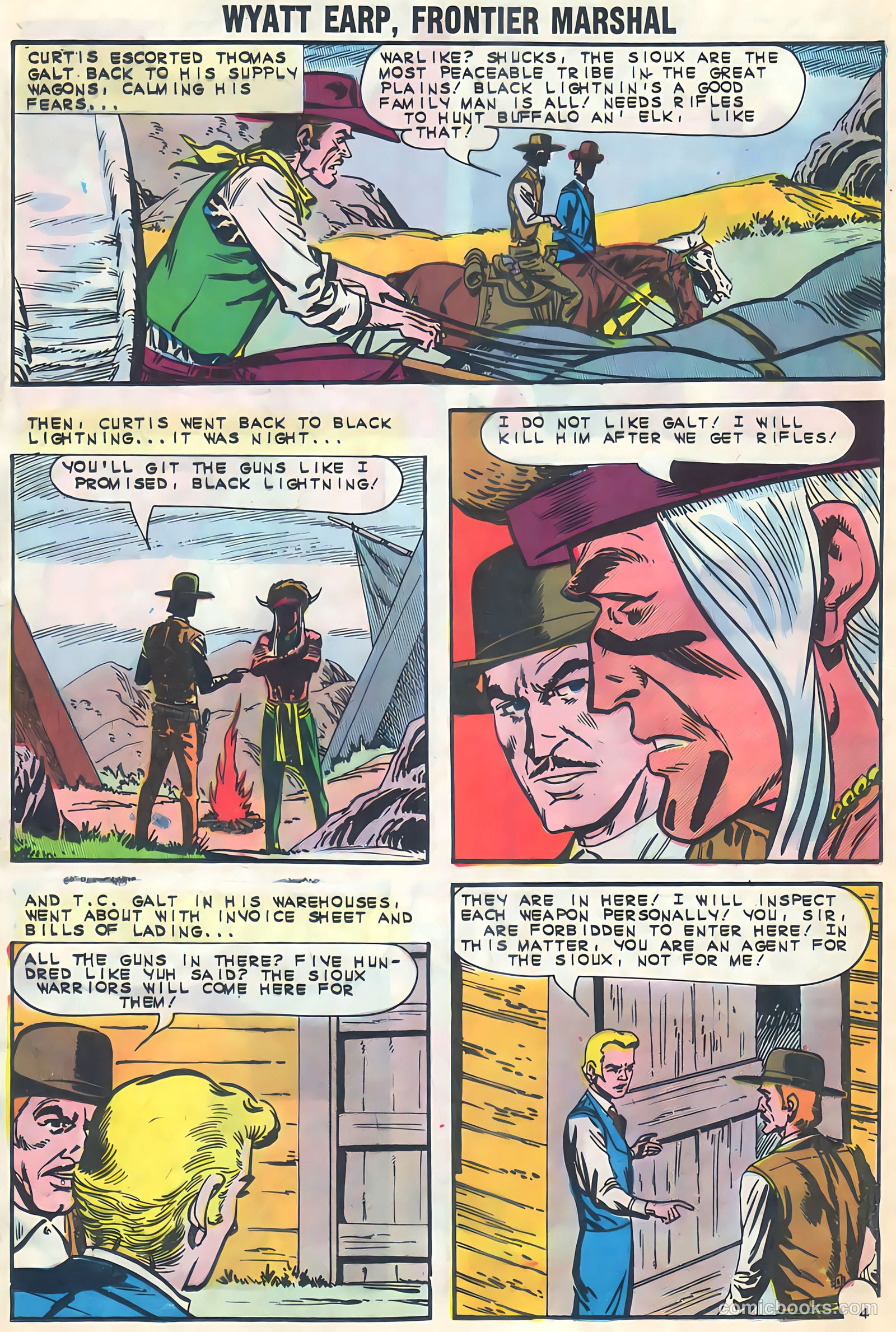 Wyatt Earp, Frontier Marshal #51 (1968) — page 24 of 36