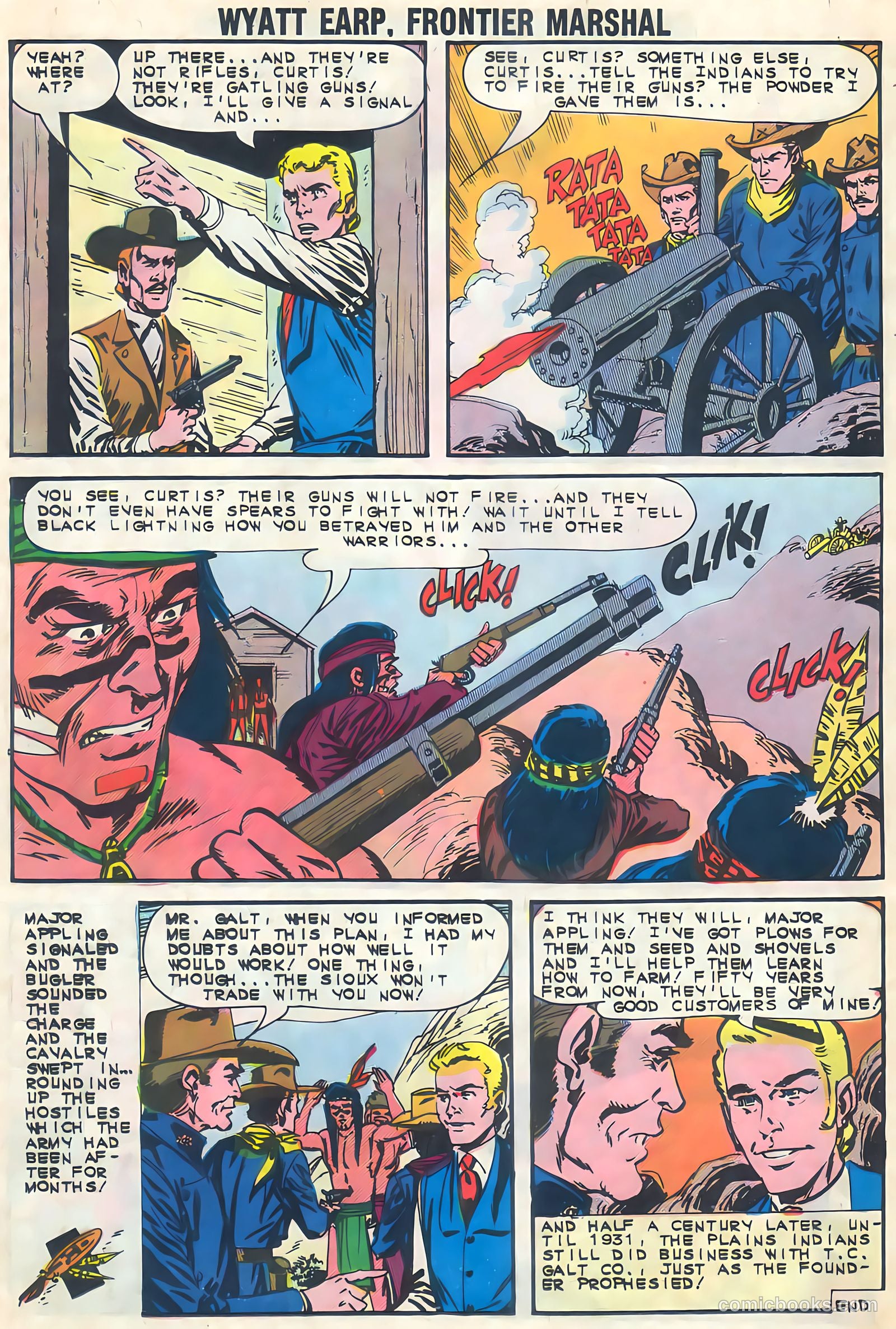 Wyatt Earp, Frontier Marshal #51 (1968) — page 26 of 36
