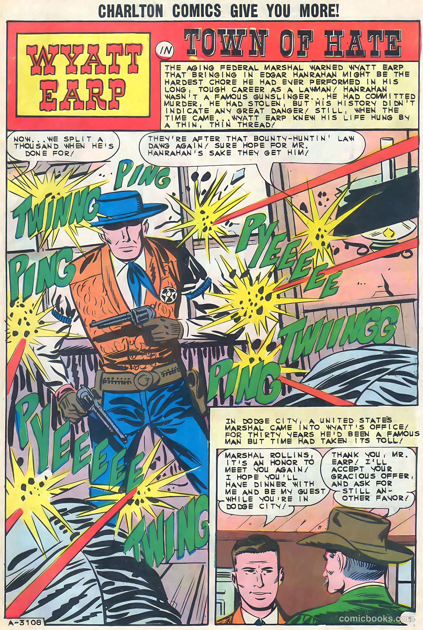 Wyatt Earp, Frontier Marshal #51 (1968) — page 27 of 36