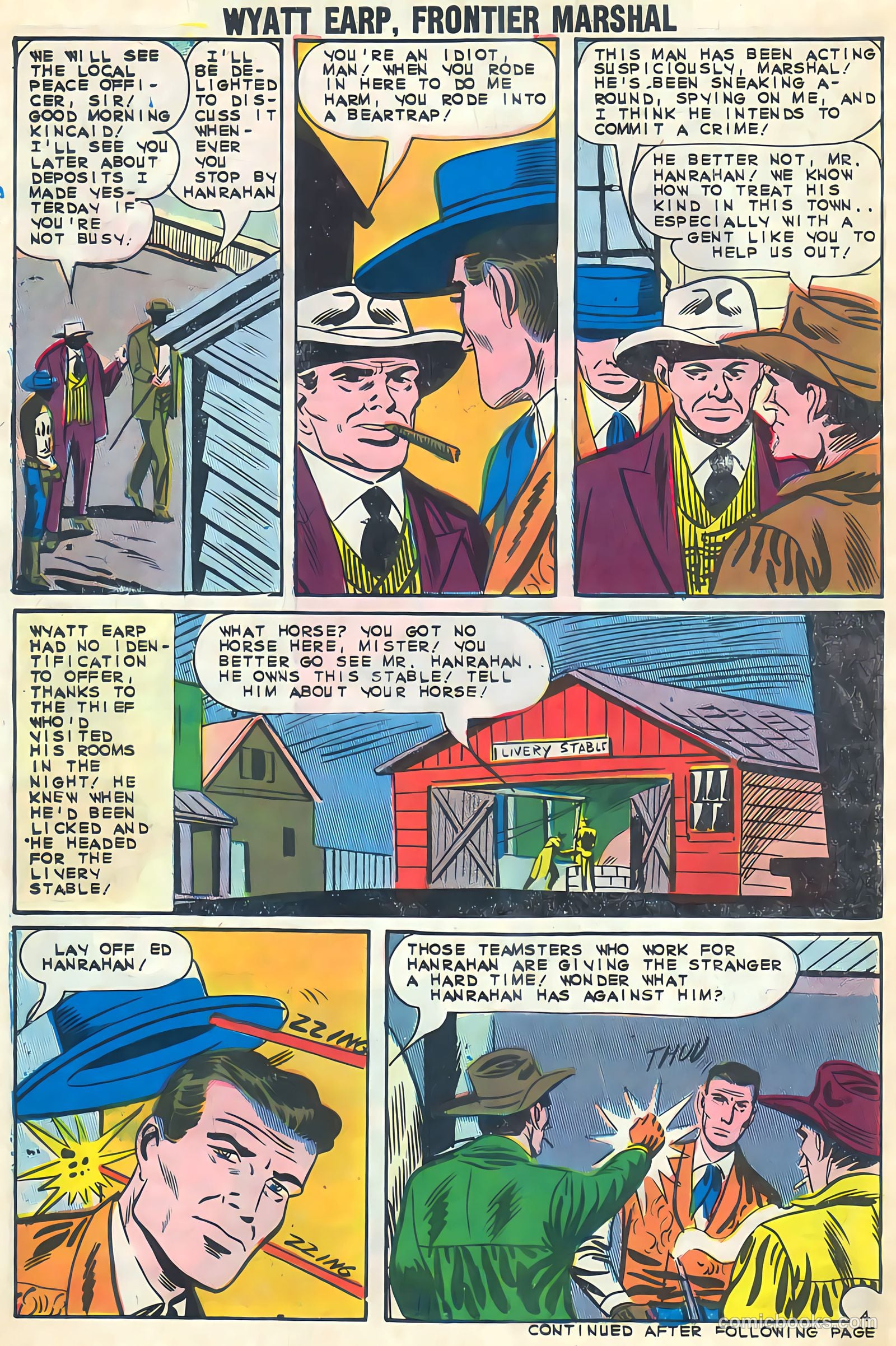 Wyatt Earp, Frontier Marshal #51 (1968) — page 30 of 36