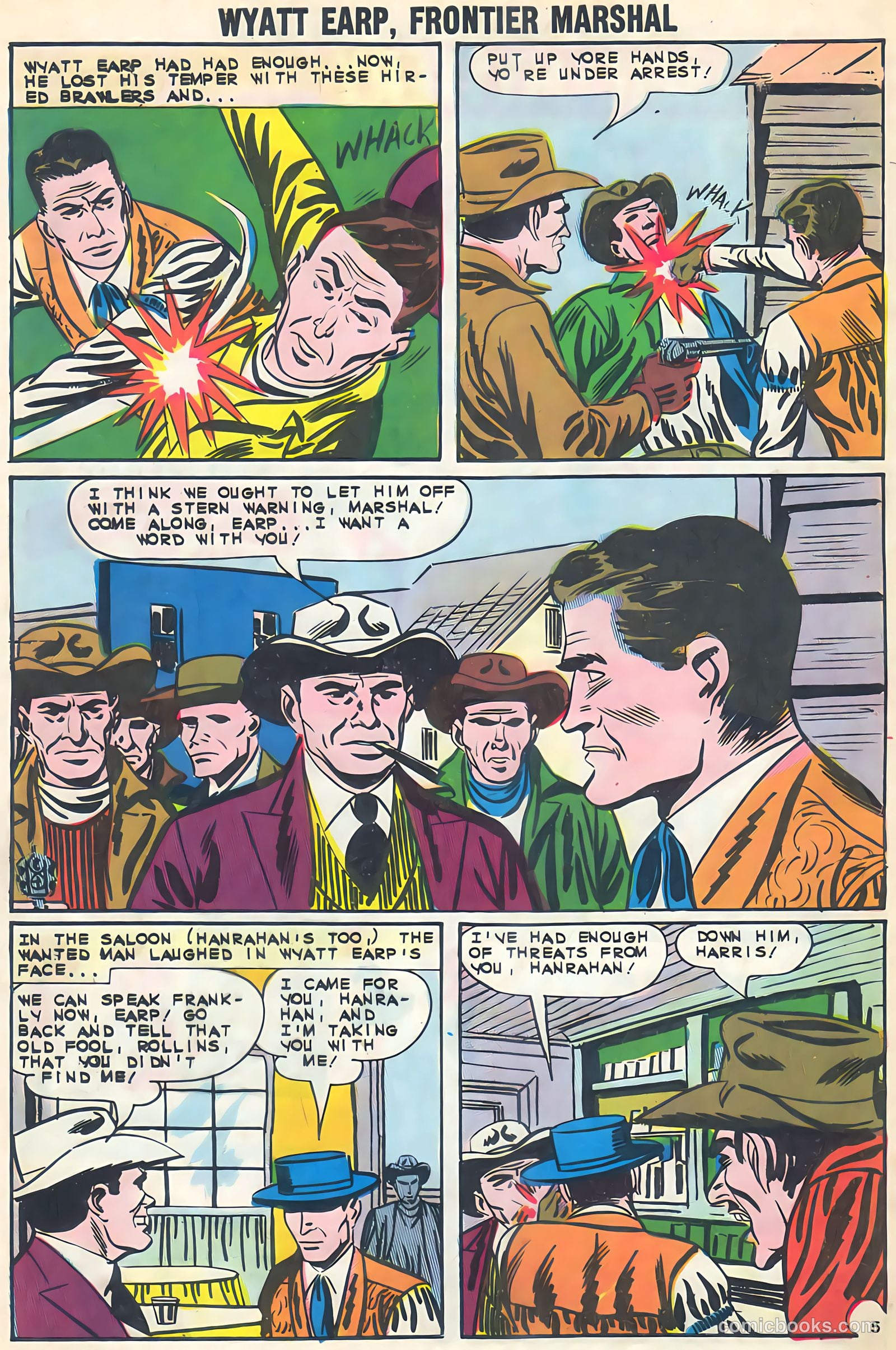 Wyatt Earp, Frontier Marshal #51 (1968) — page 32 of 36