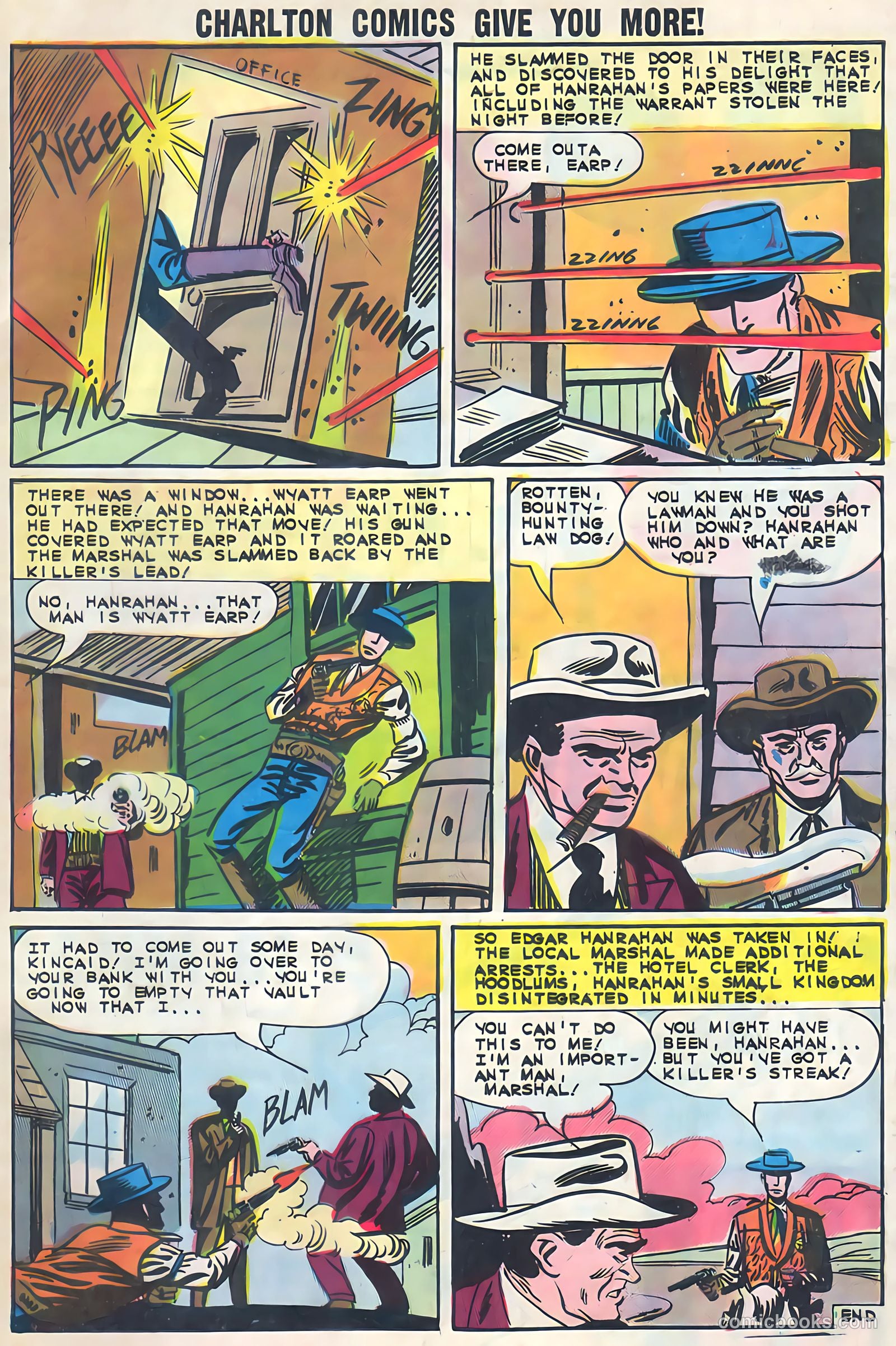 Wyatt Earp, Frontier Marshal #51 (1968) — page 33 of 36