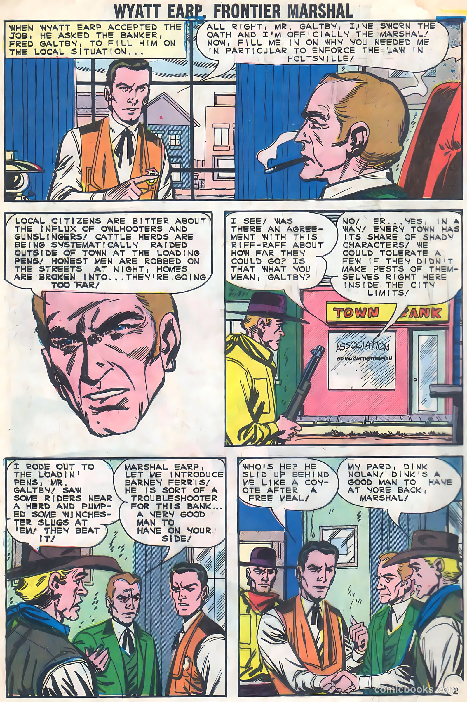 Wyatt Earp, Frontier Marshal #52 (1964) — page 5 of 37