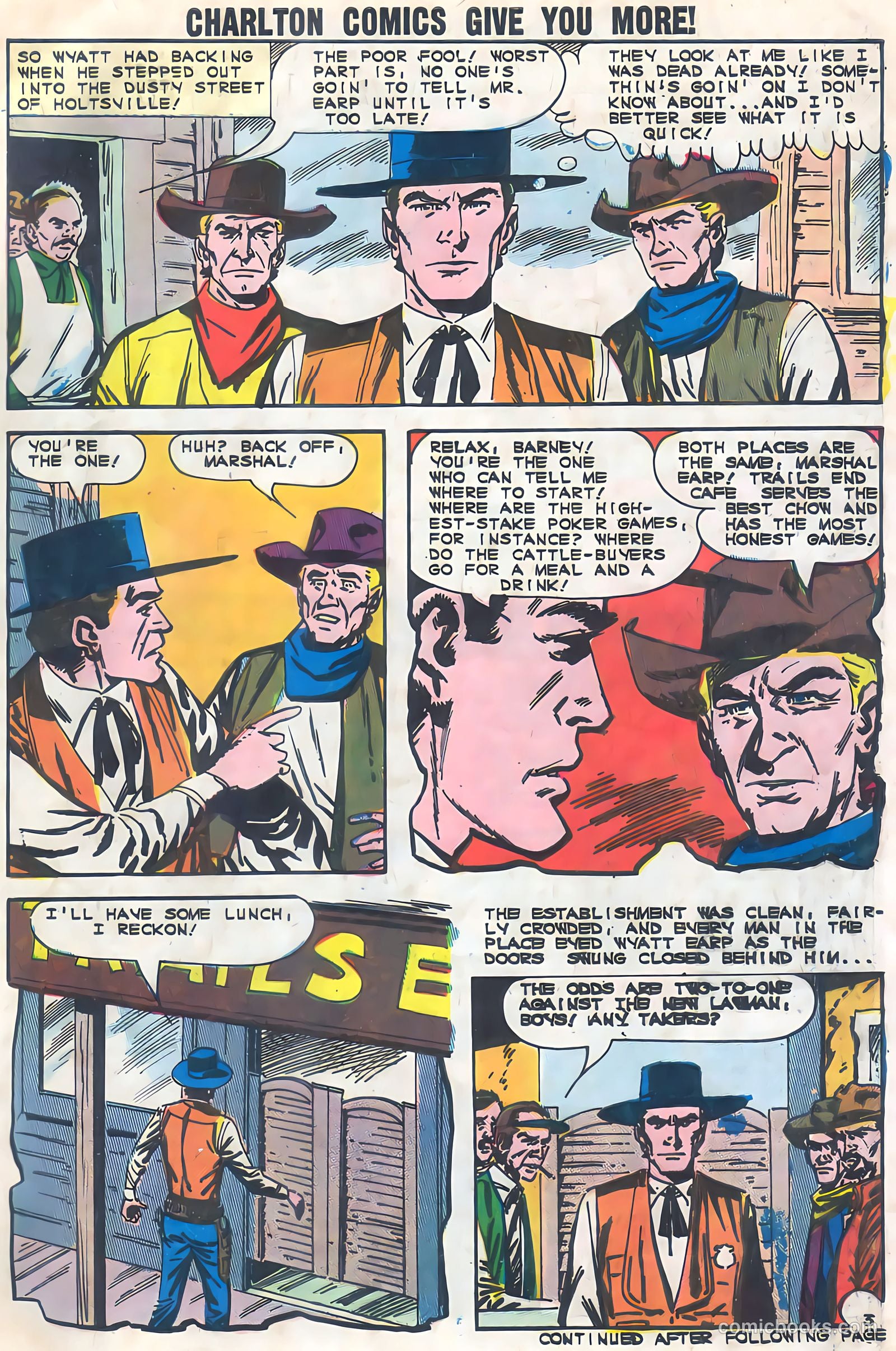Wyatt Earp, Frontier Marshal #52 (1964) — page 6 of 37