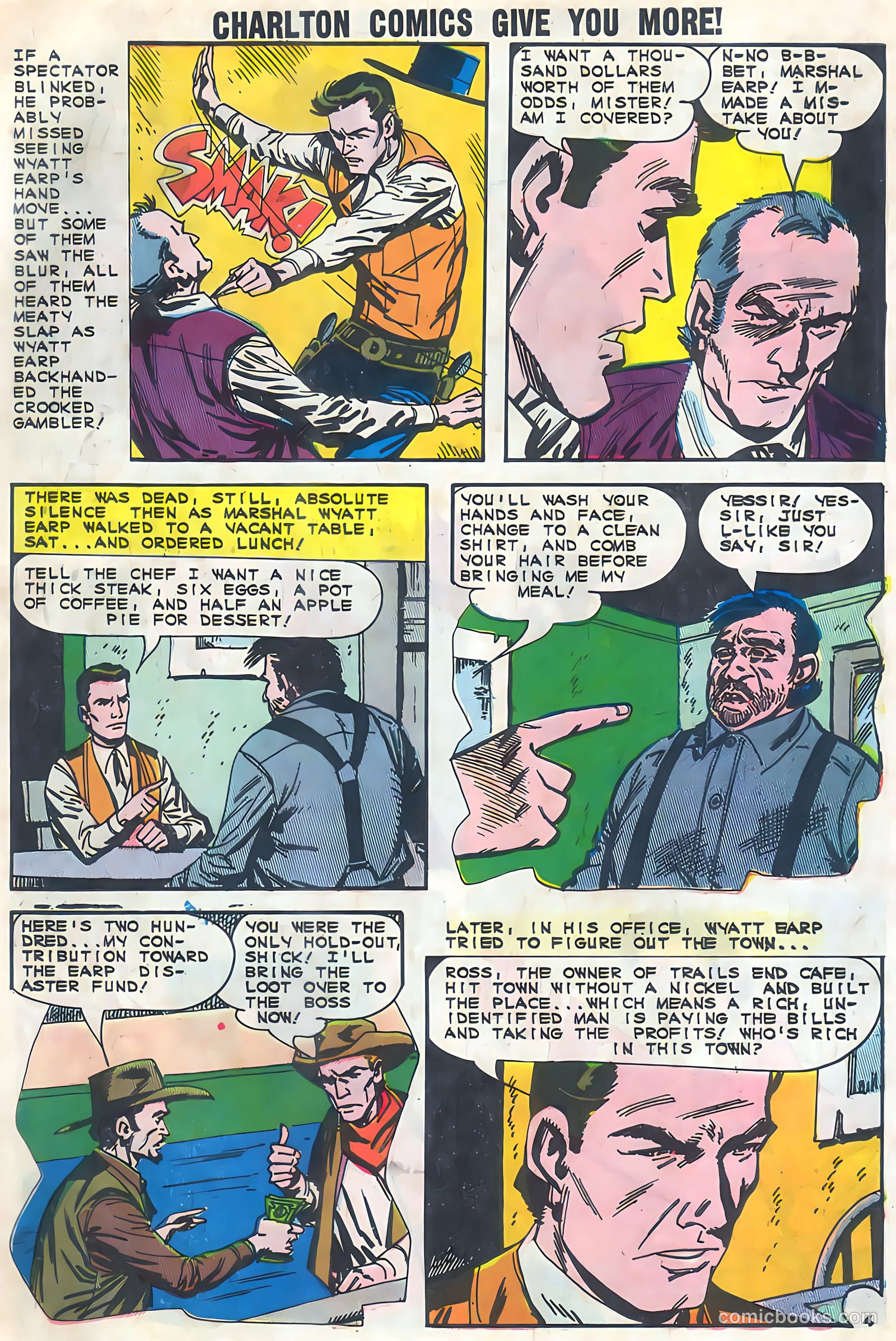 Wyatt Earp, Frontier Marshal #52 (1964) — page 8 of 37