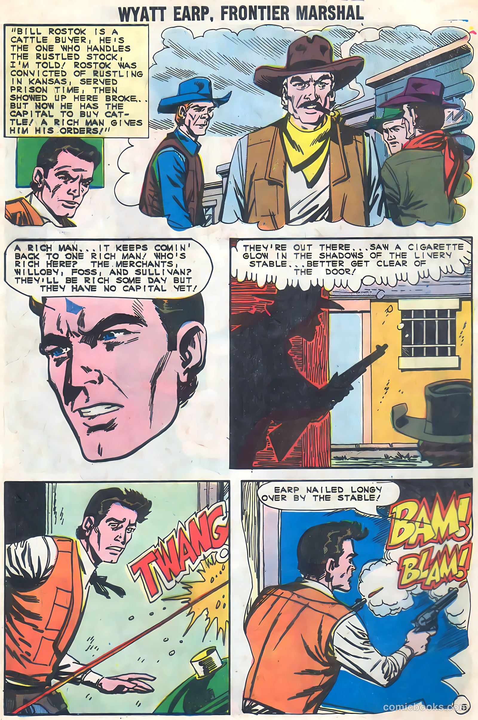 Wyatt Earp, Frontier Marshal #52 (1964) — page 9 of 37