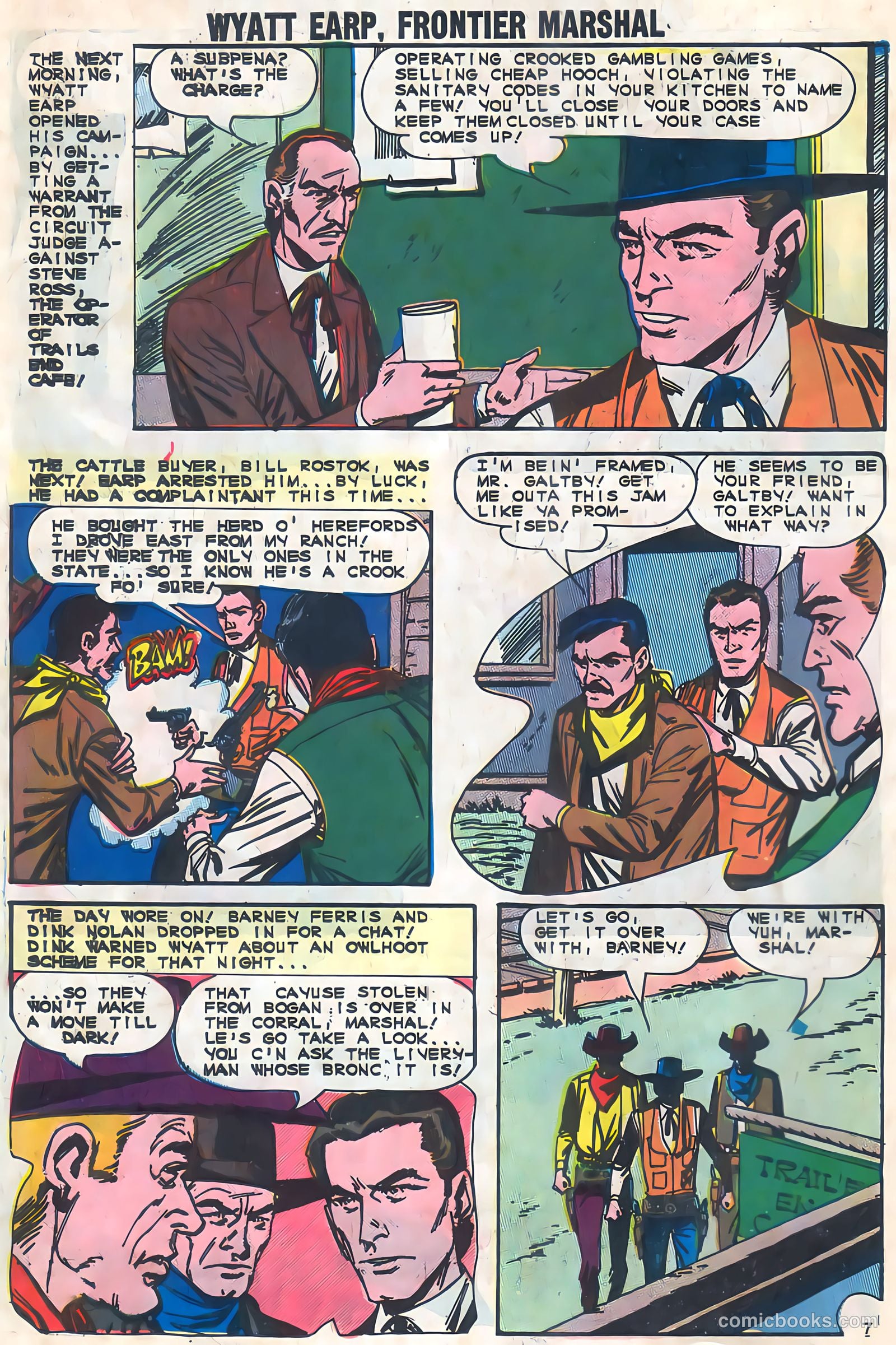 Wyatt Earp, Frontier Marshal #52 (1964) — page 11 of 37