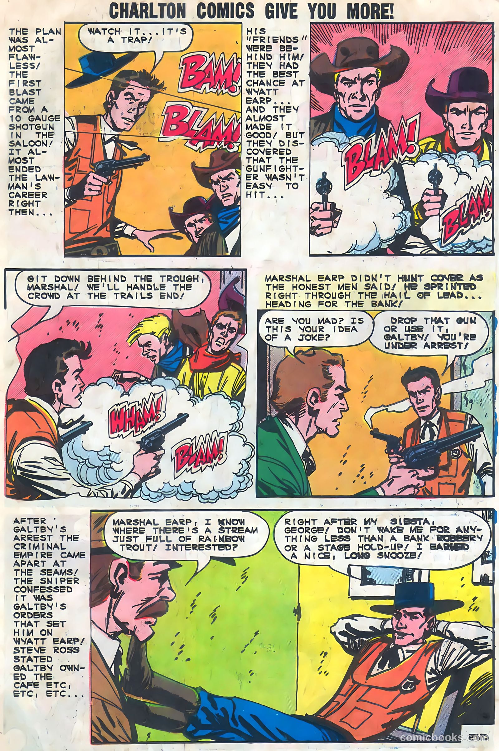 Wyatt Earp, Frontier Marshal #52 (1964) — page 12 of 37
