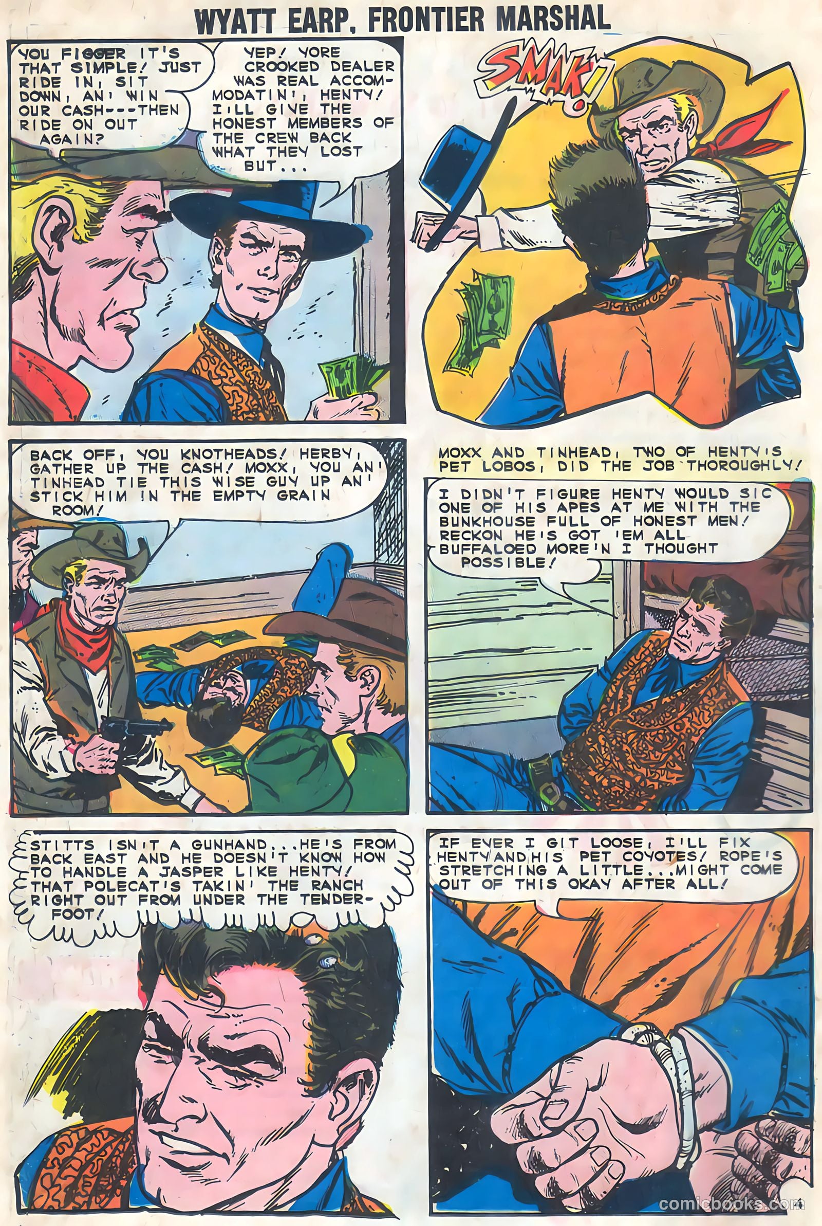 Wyatt Earp, Frontier Marshal #52 (1964) — page 17 of 37