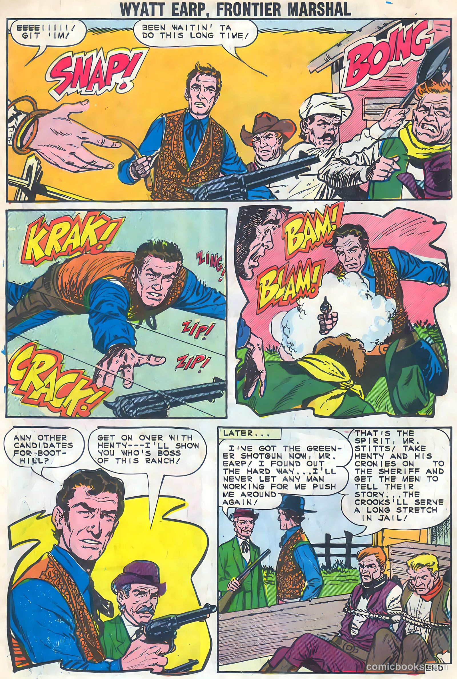 Wyatt Earp, Frontier Marshal #52 (1964) — page 19 of 37