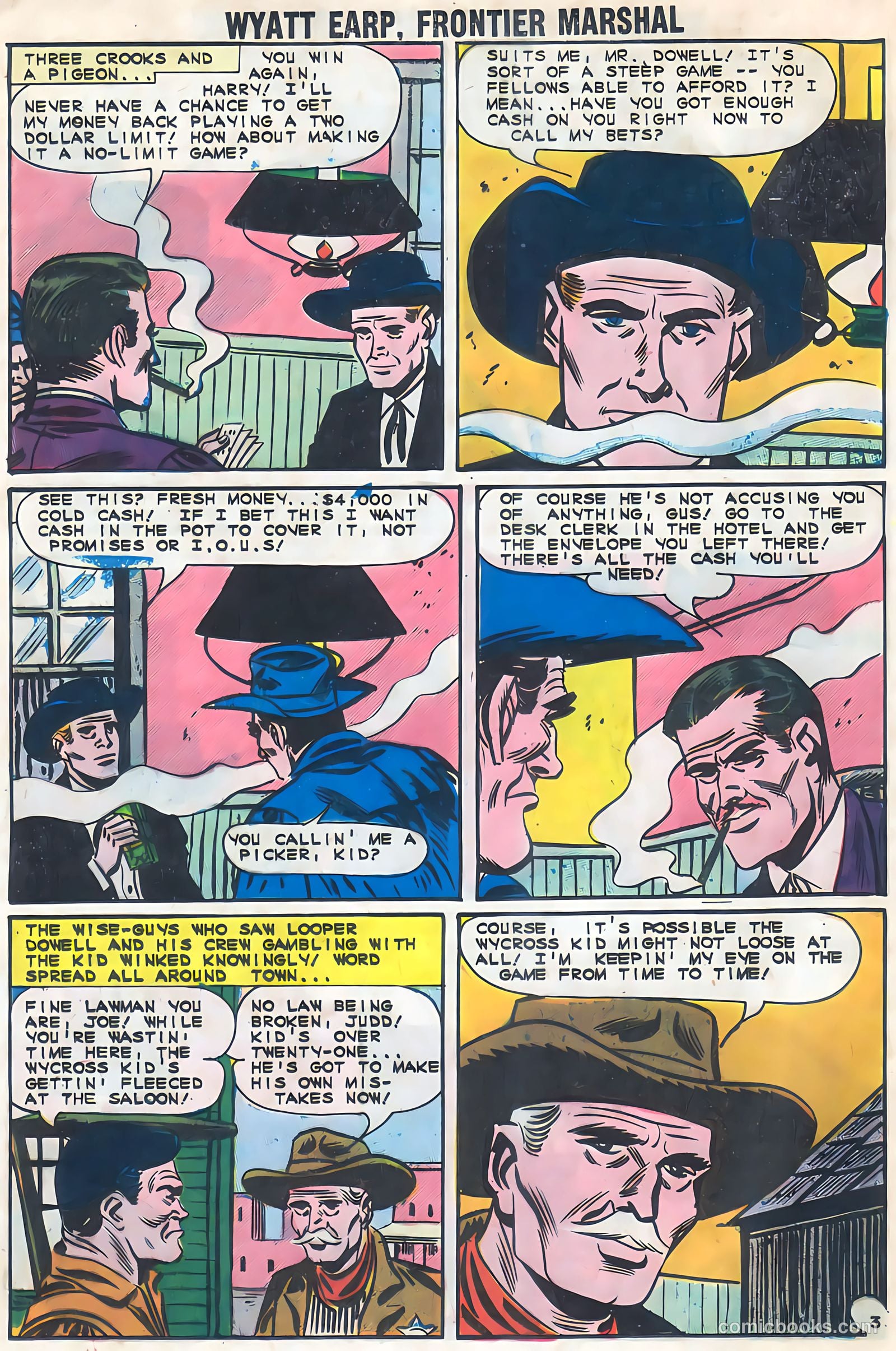 Wyatt Earp, Frontier Marshal #52 (1964) — page 25 of 37