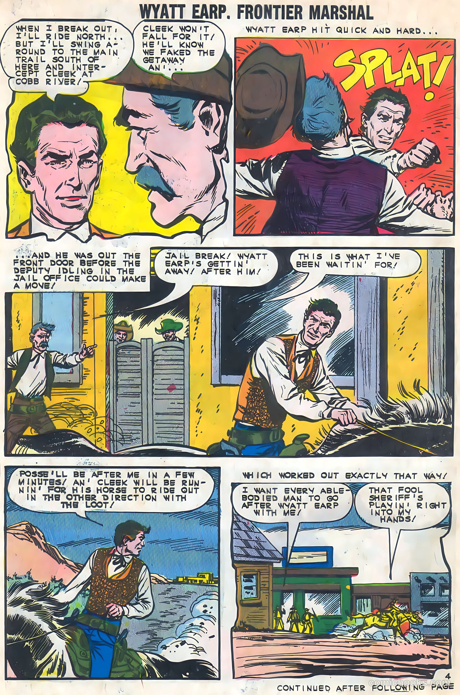 Wyatt Earp, Frontier Marshal #52 (1964) — page 31 of 37