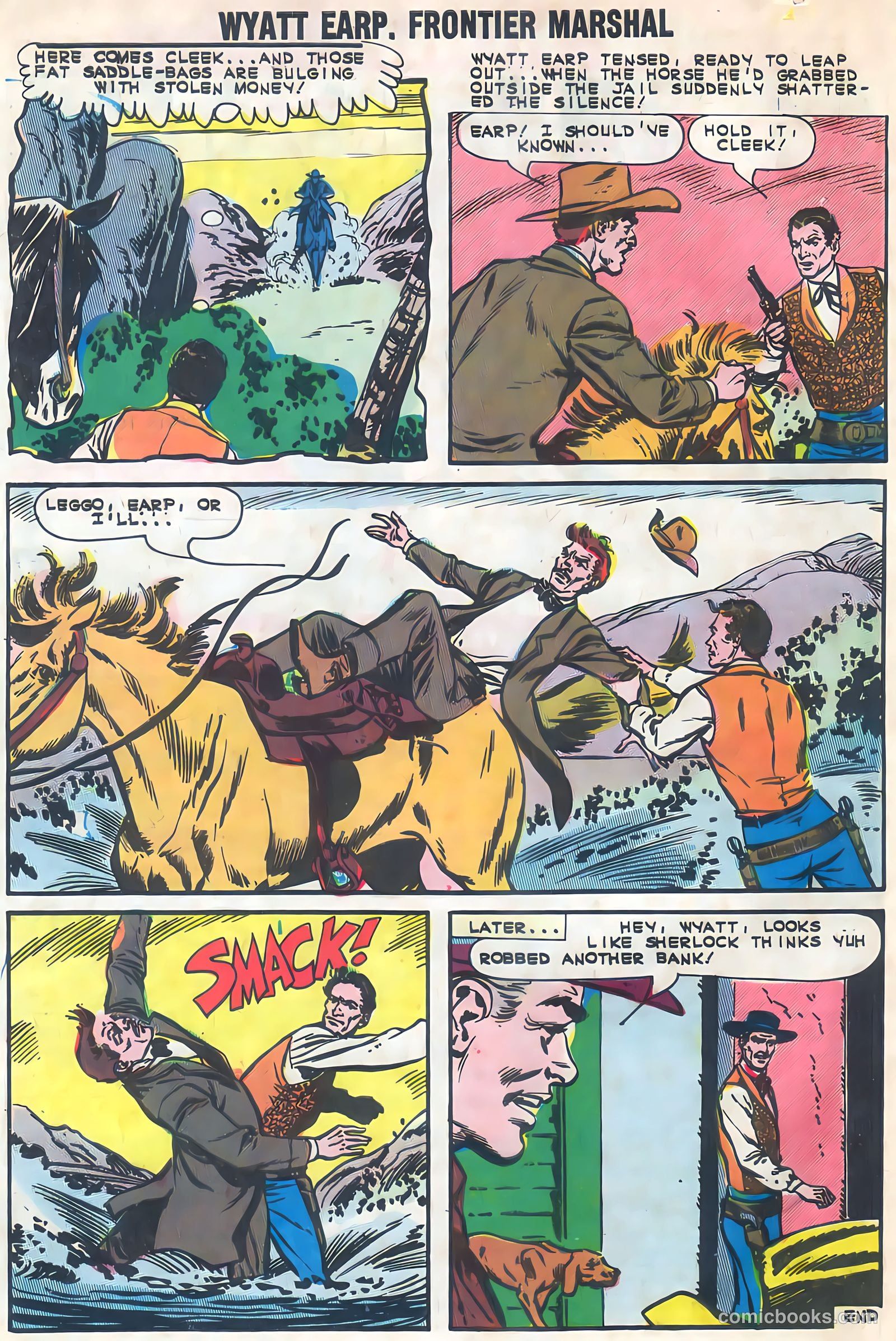 Wyatt Earp, Frontier Marshal #52 (1964) — page 33 of 37