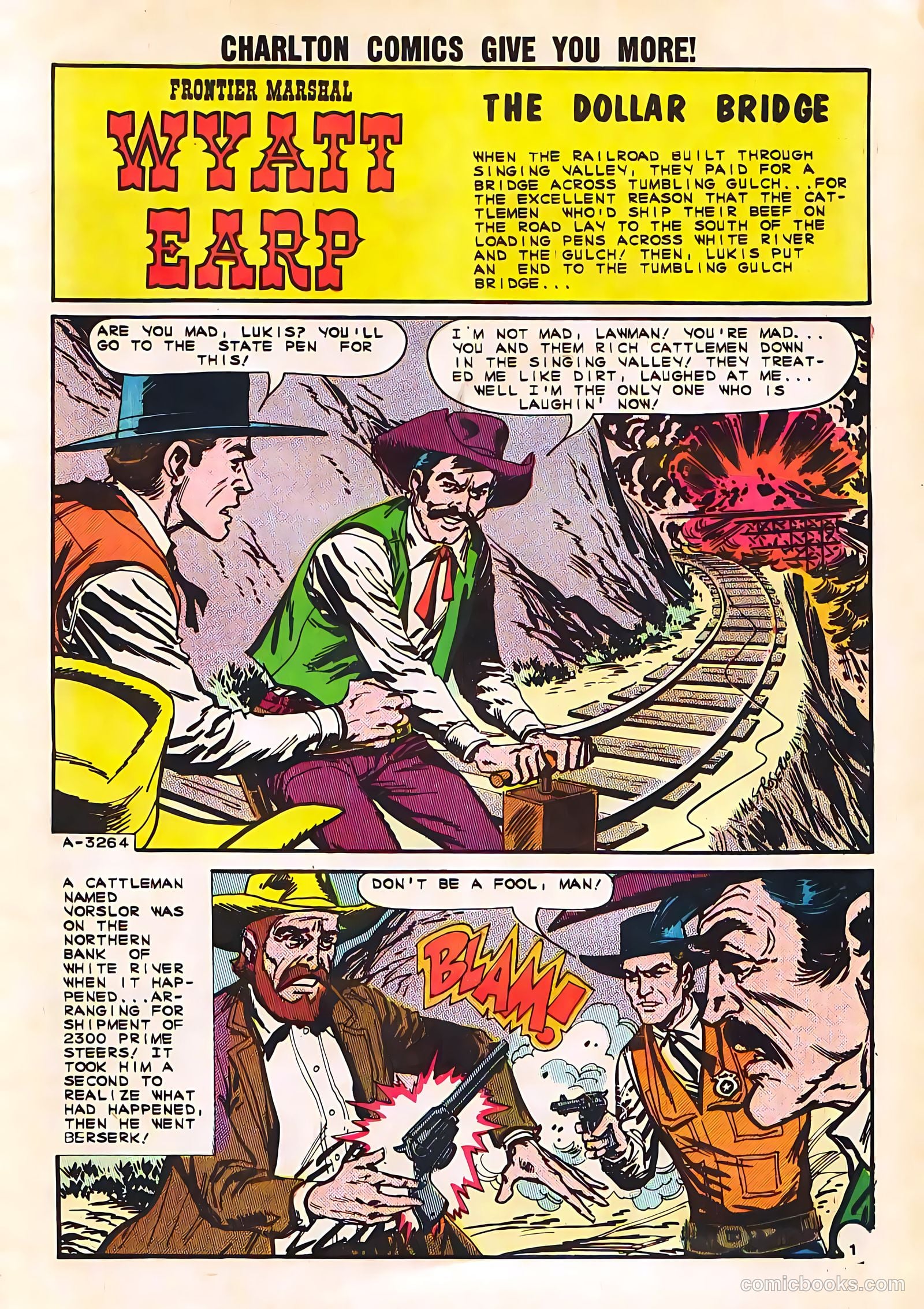 Wyatt Earp, Frontier Marshal #53 (1964) — page 3 of 36