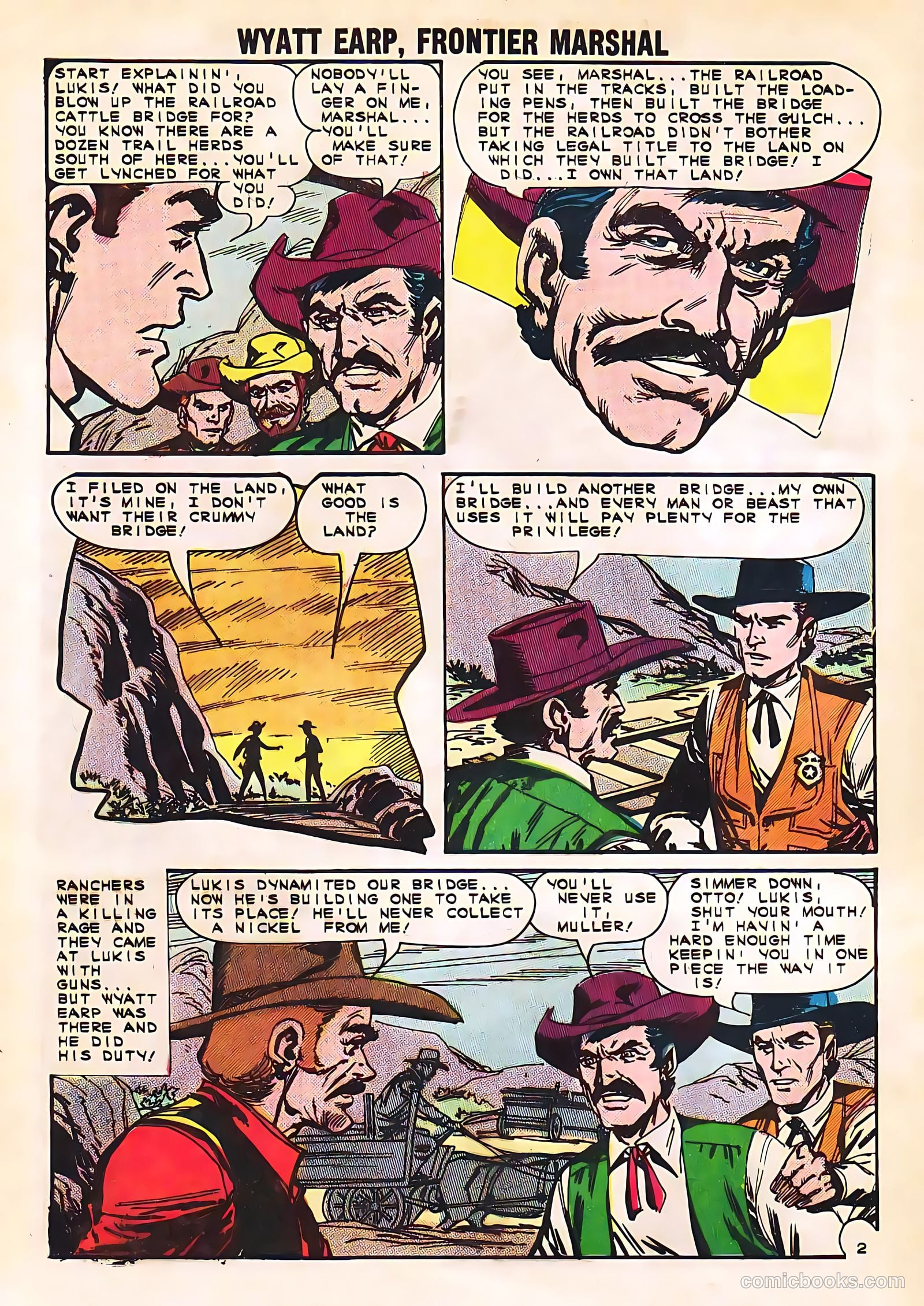 Wyatt Earp, Frontier Marshal #53 (1964) — page 4 of 36