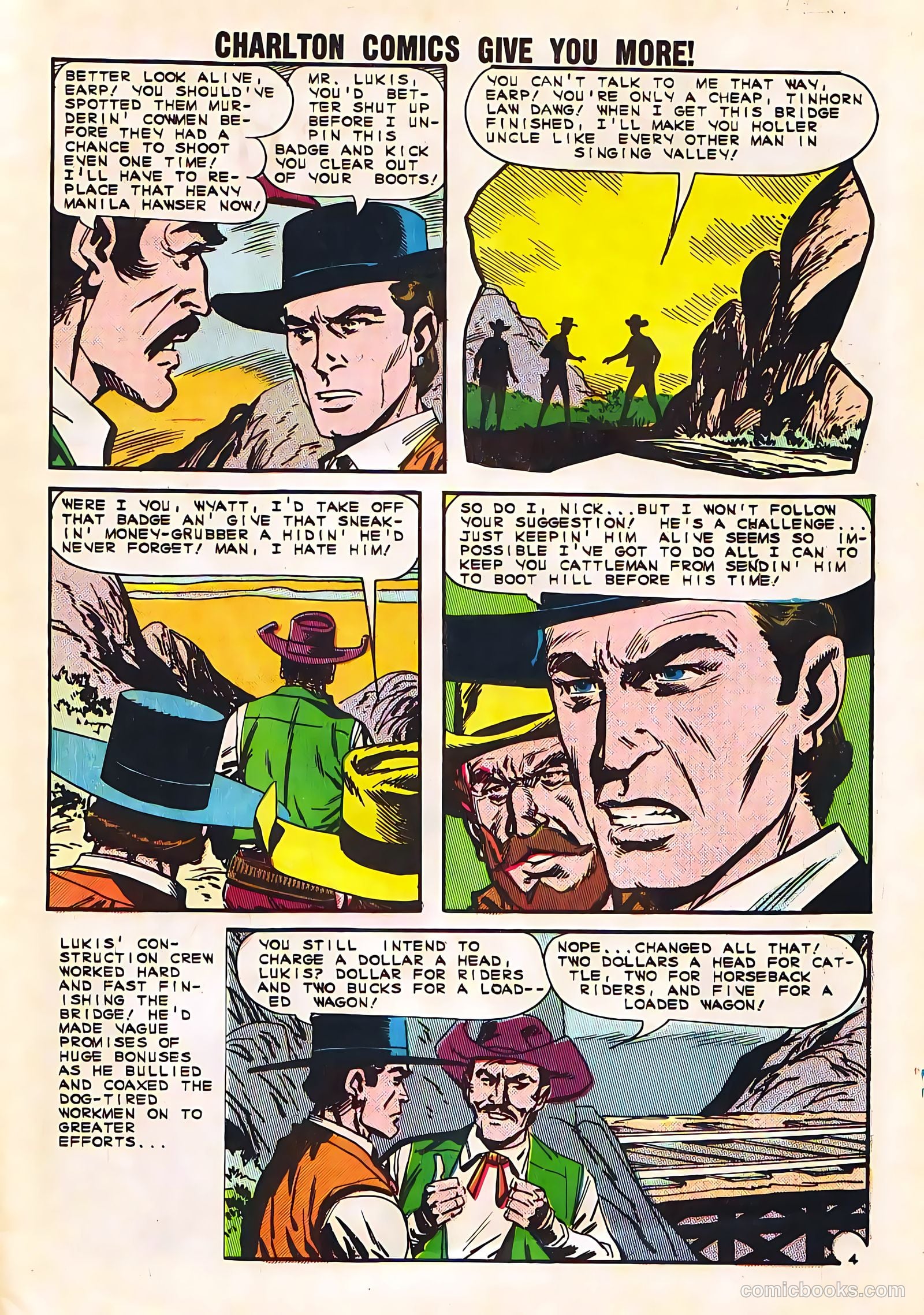 Wyatt Earp, Frontier Marshal #53 (1964) — page 7 of 36
