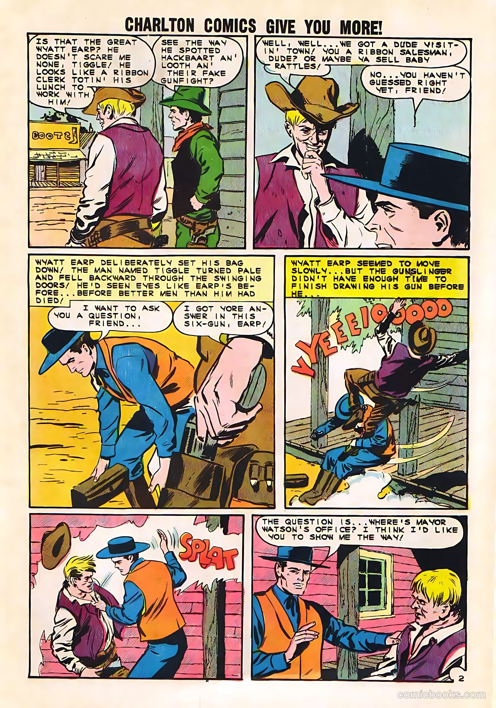 Wyatt Earp, Frontier Marshal #53 (1964) — page 11 of 36