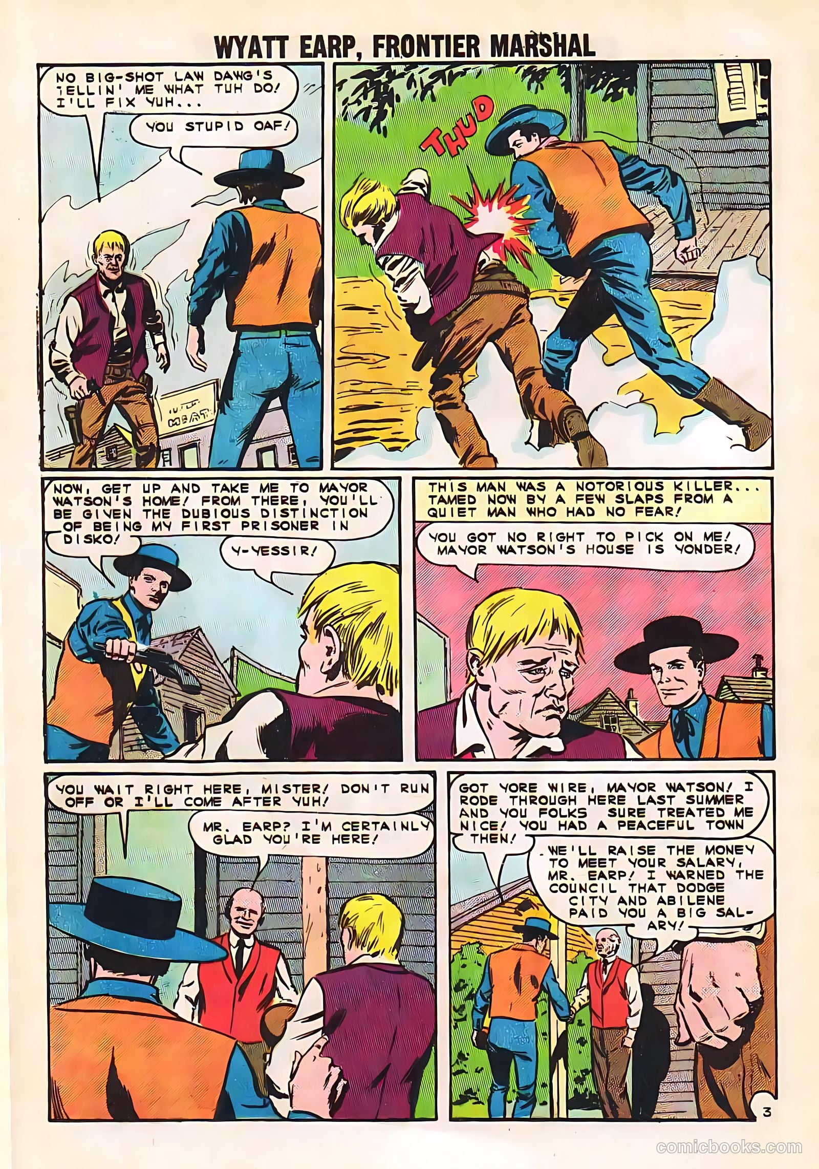 Wyatt Earp, Frontier Marshal #53 (1964) — page 12 of 36
