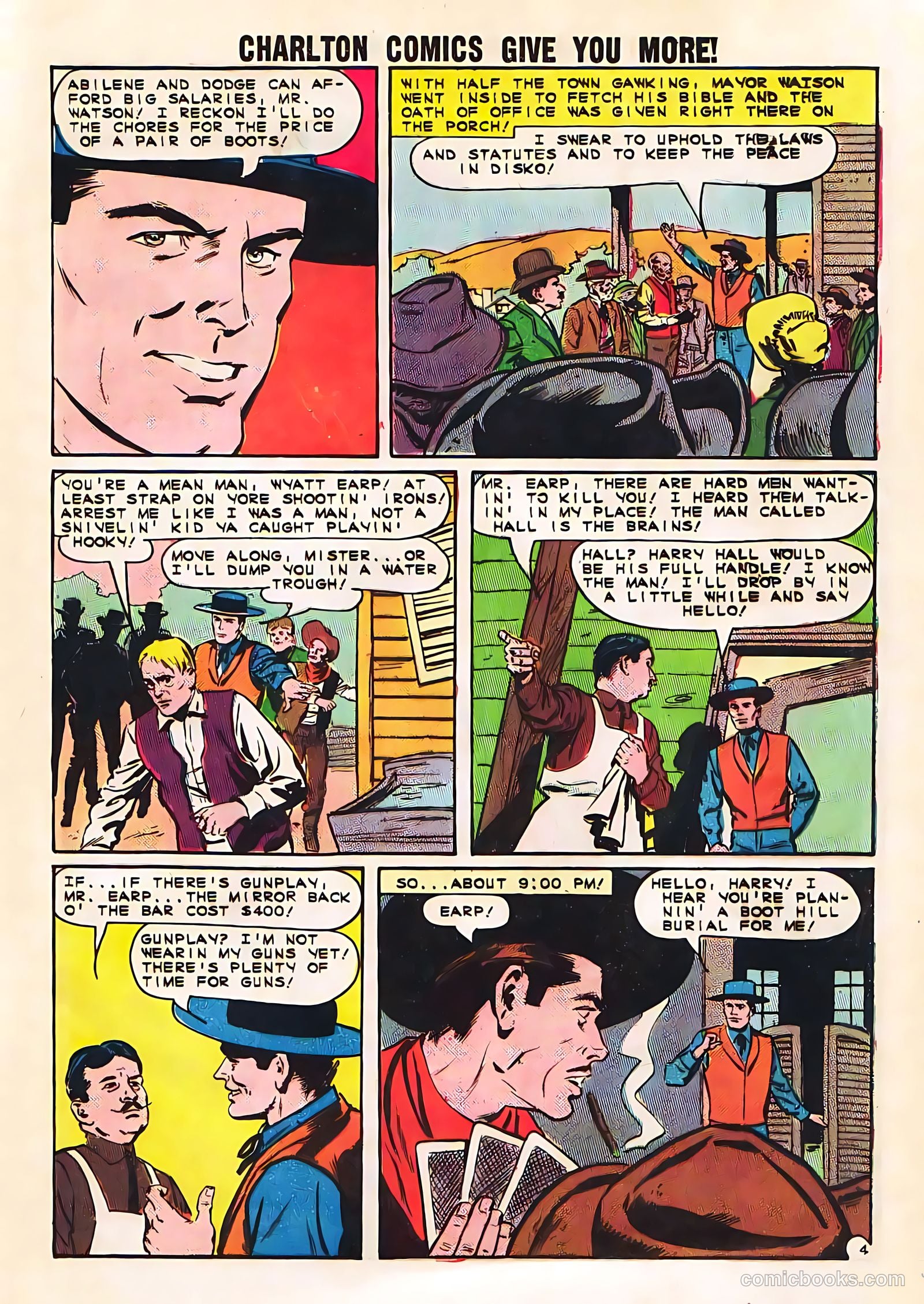 Wyatt Earp, Frontier Marshal #53 (1964) — page 13 of 36