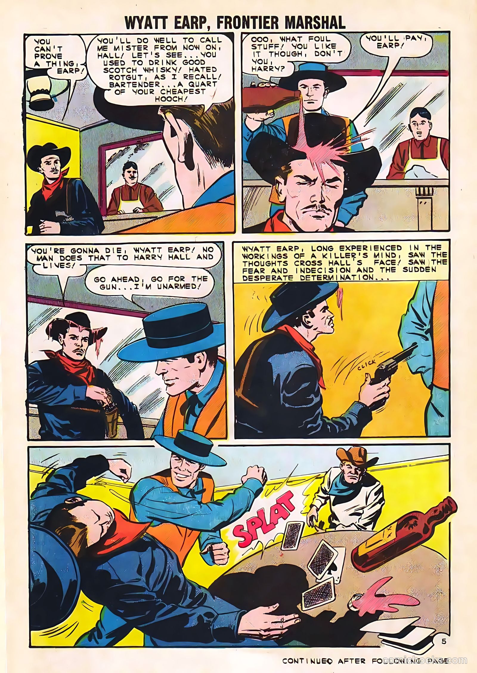 Wyatt Earp, Frontier Marshal #53 (1964) — page 14 of 36