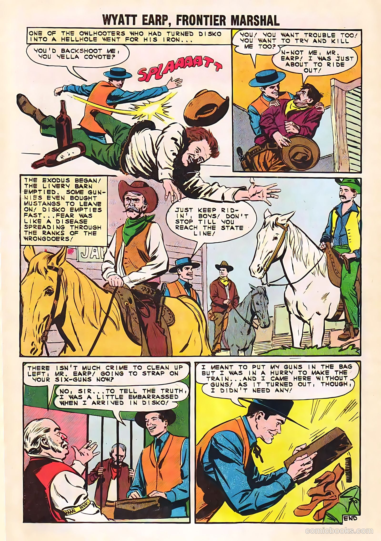 Wyatt Earp, Frontier Marshal #53 (1964) — page 16 of 36