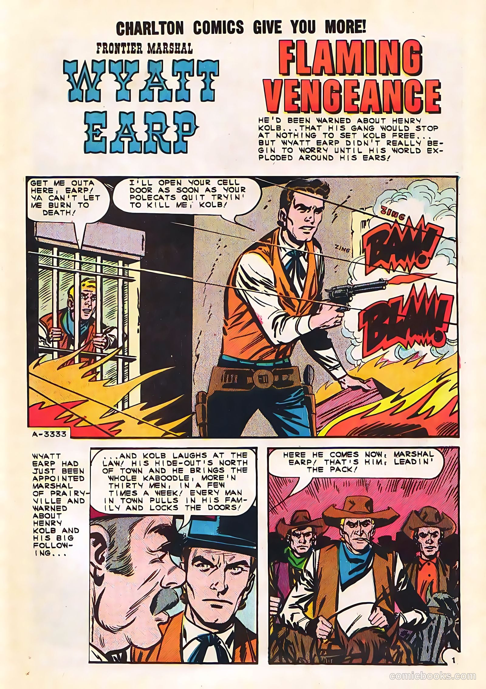 Wyatt Earp, Frontier Marshal #53 (1964) — page 19 of 36