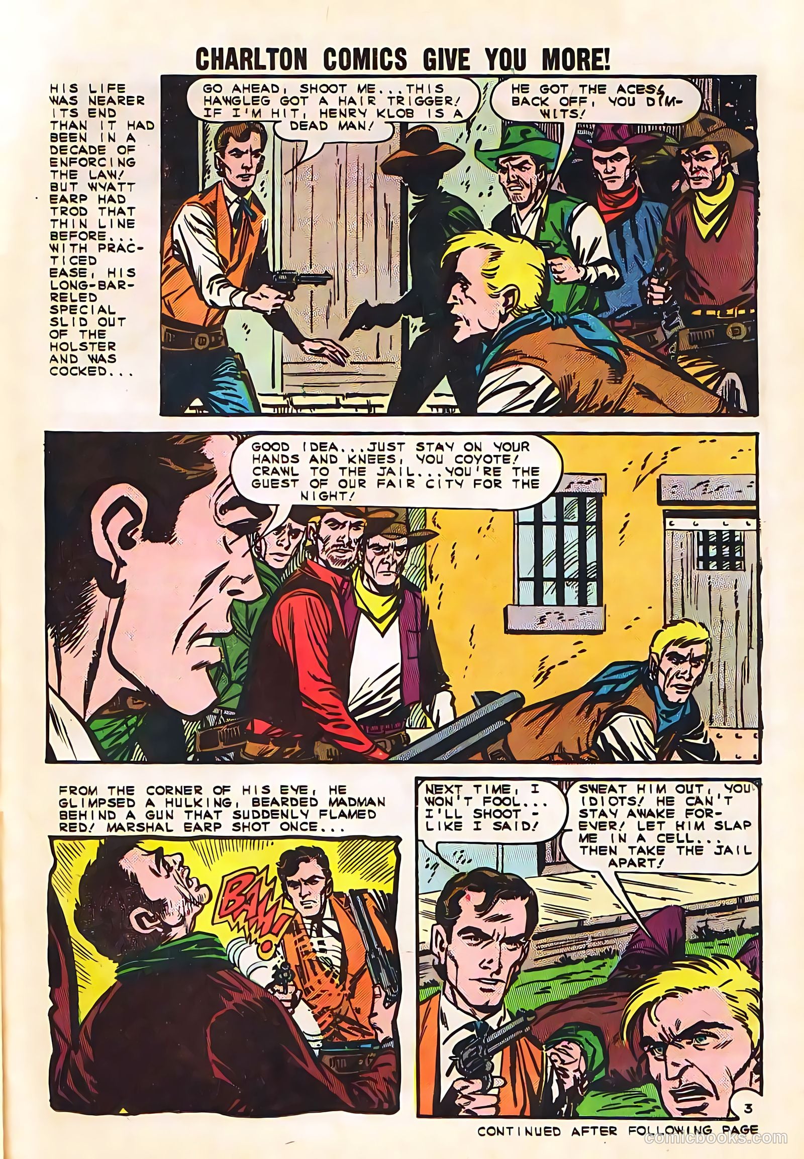 Wyatt Earp, Frontier Marshal #53 (1964) — page 21 of 36